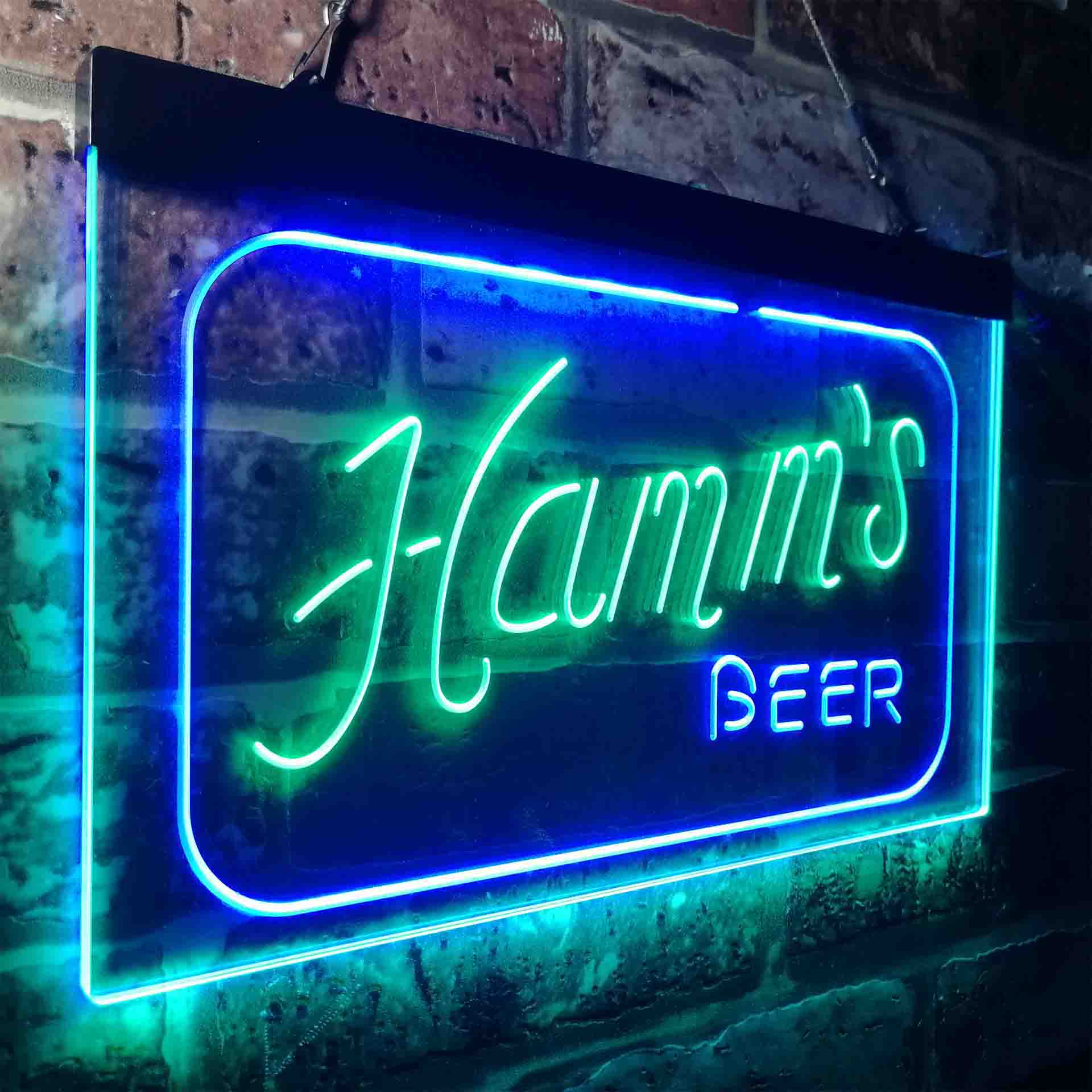 Hamm's Beer Rectangle Neon-Like LED Sign - Image 20