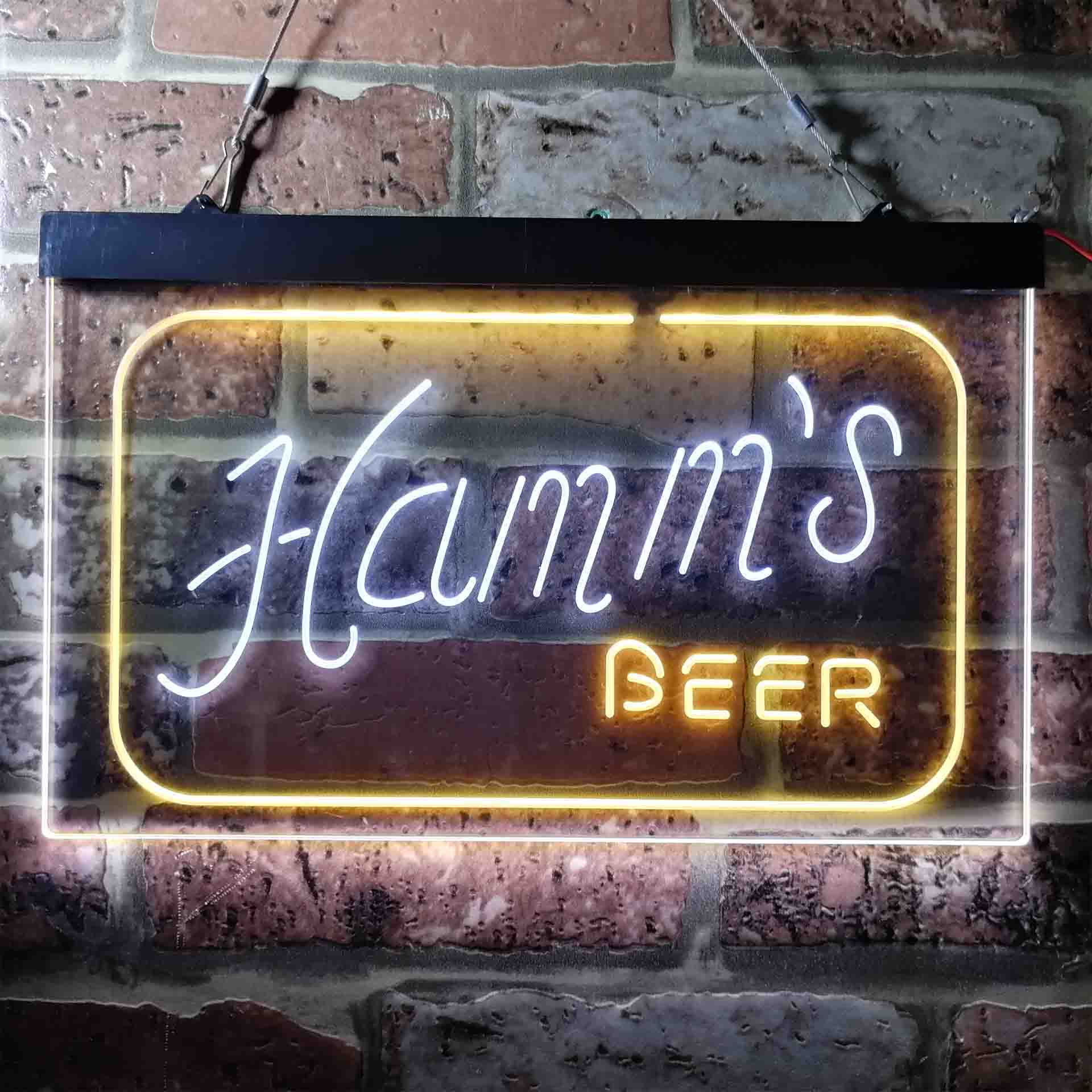 Hamm's Beer Rectangle Neon-Like LED Sign - Image 8