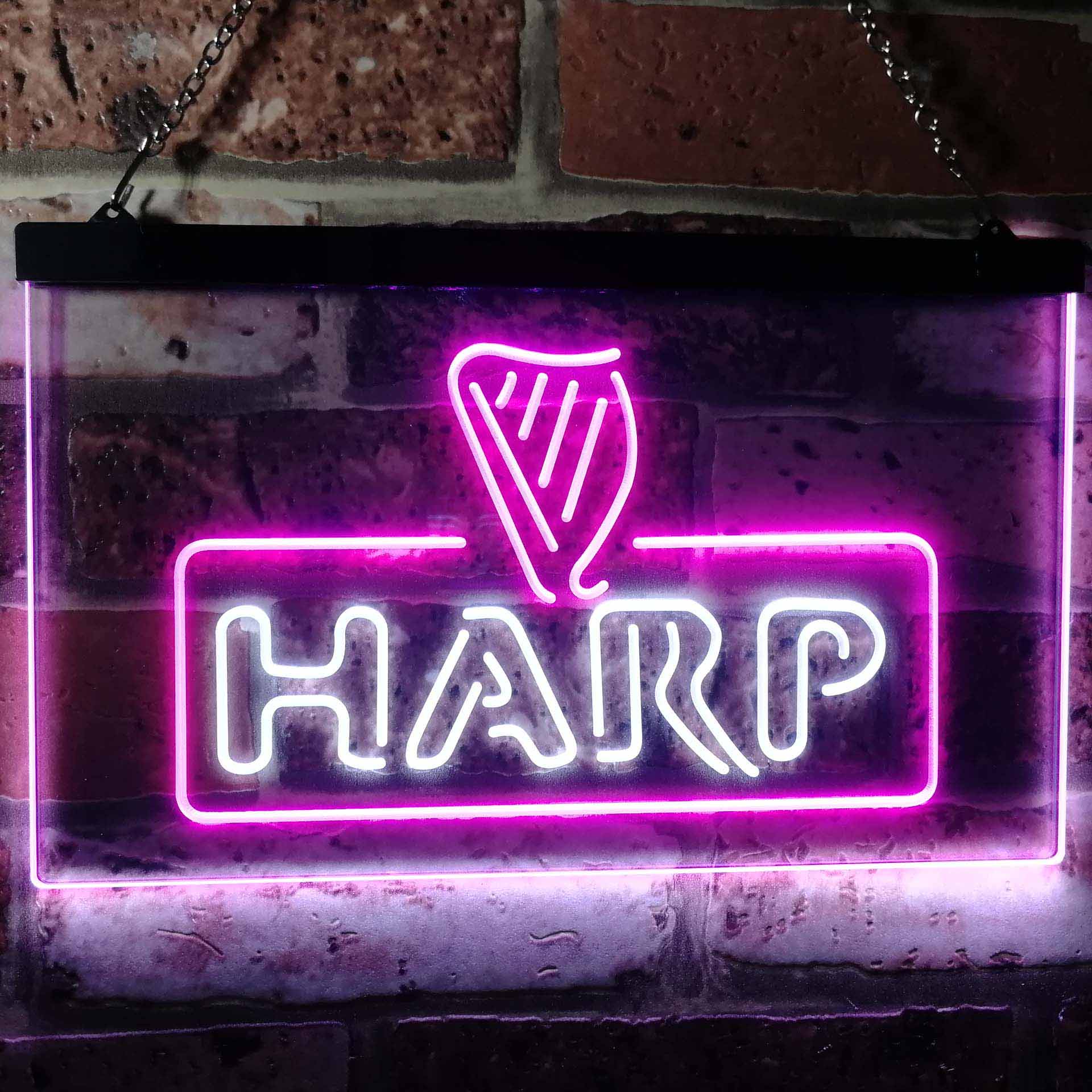 Harp Beer Bar Home Bar Neon Light LED Sign - Image 7
