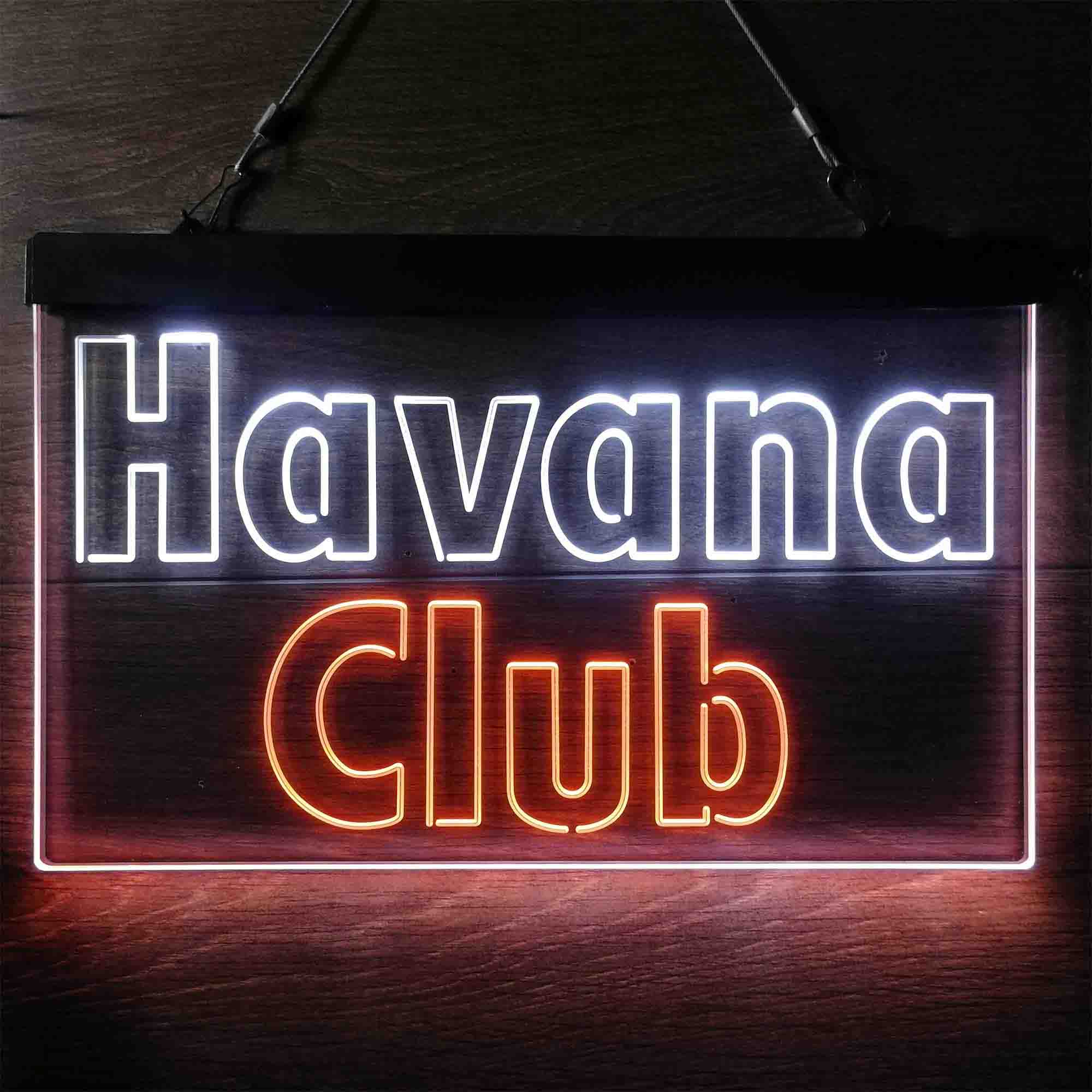 Havana Club Block Script Home Bar Neon Light LED Sign - Image 12