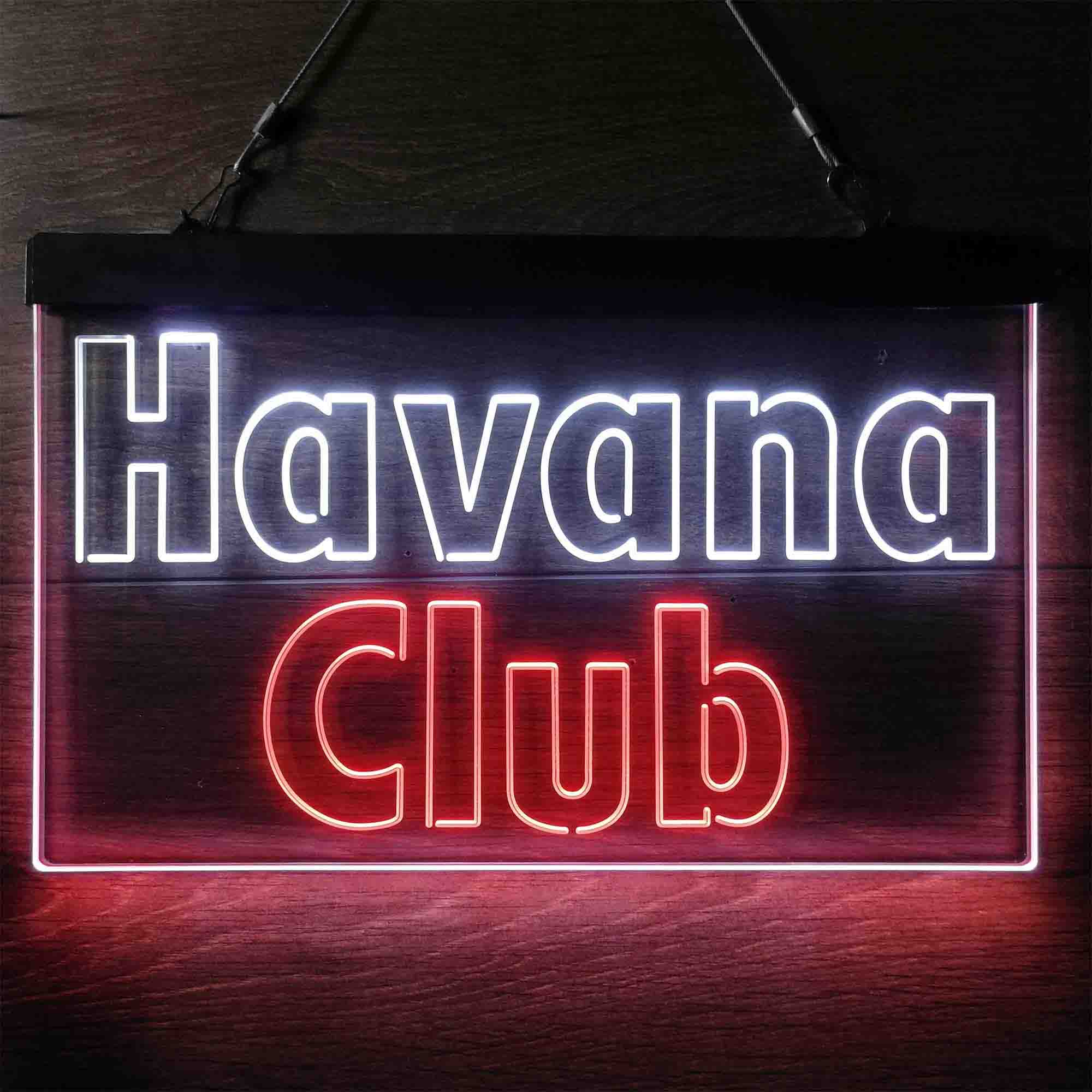 Havana Club Block Script Home Bar Neon Light LED Sign - Image 2