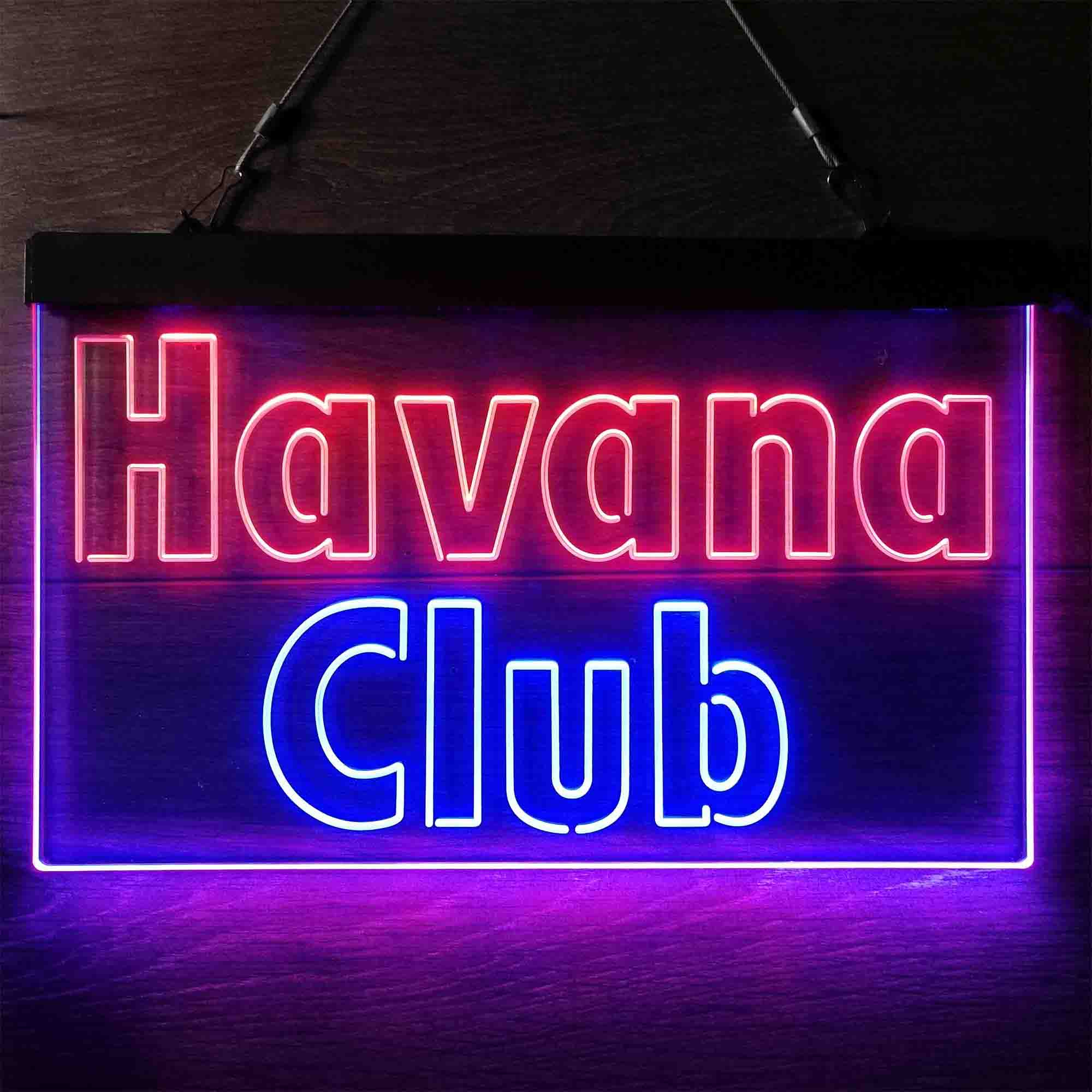 Havana Club Block Script Home Bar Neon Light LED Sign - Image 5