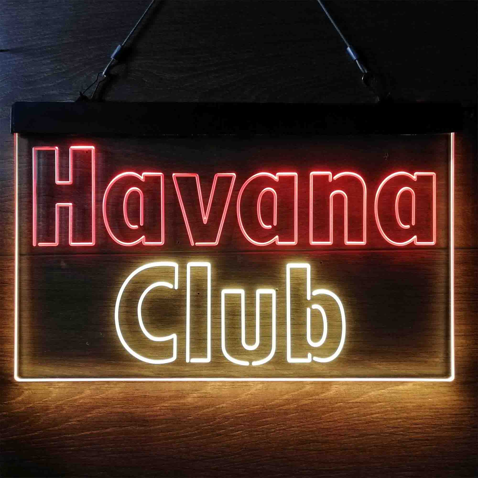 Havana Club Block Script Home Bar Neon Light LED Sign - Image 7