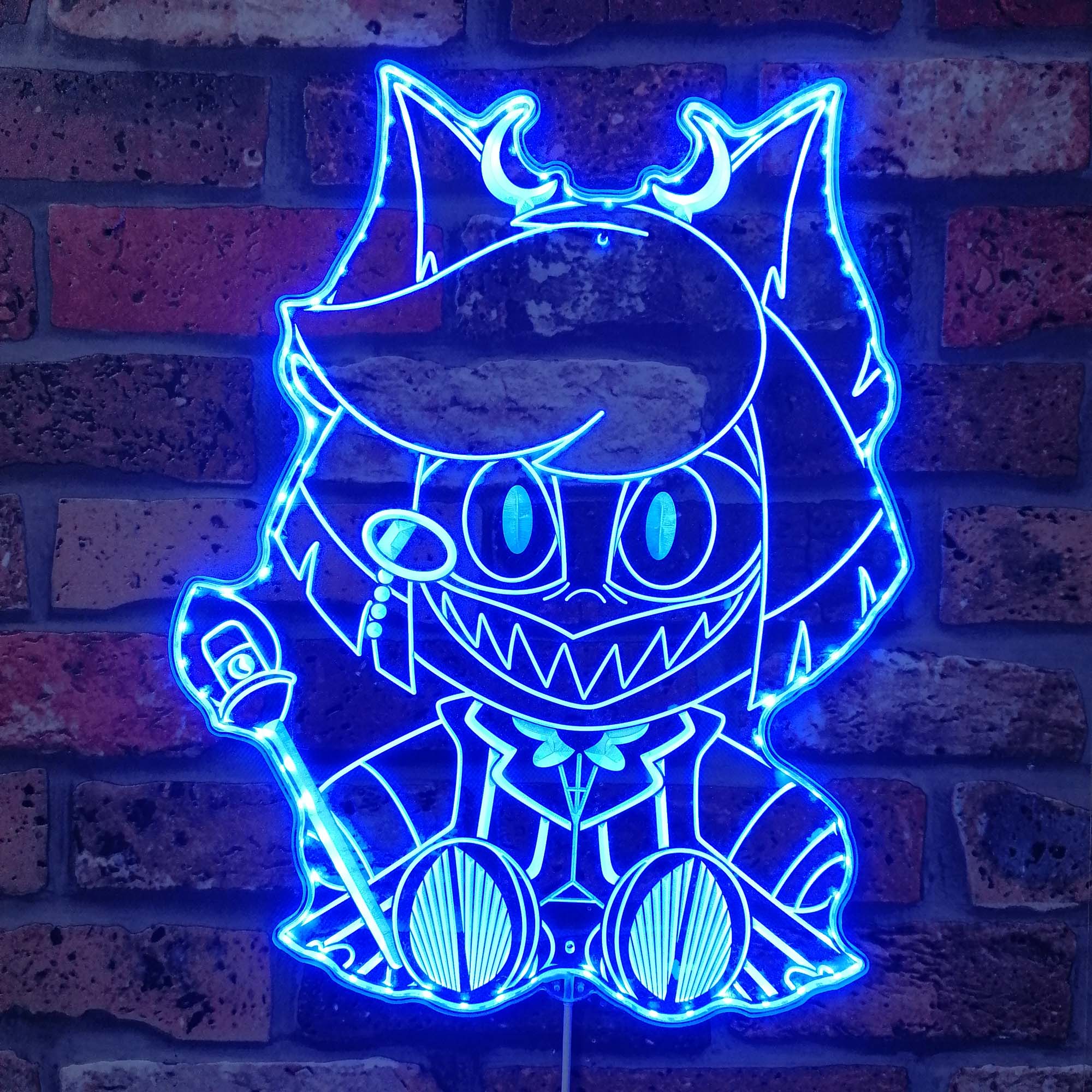 Hazbin Hotel Alastor Neon LED Sign with Dynamic RGB Colors - Image 4