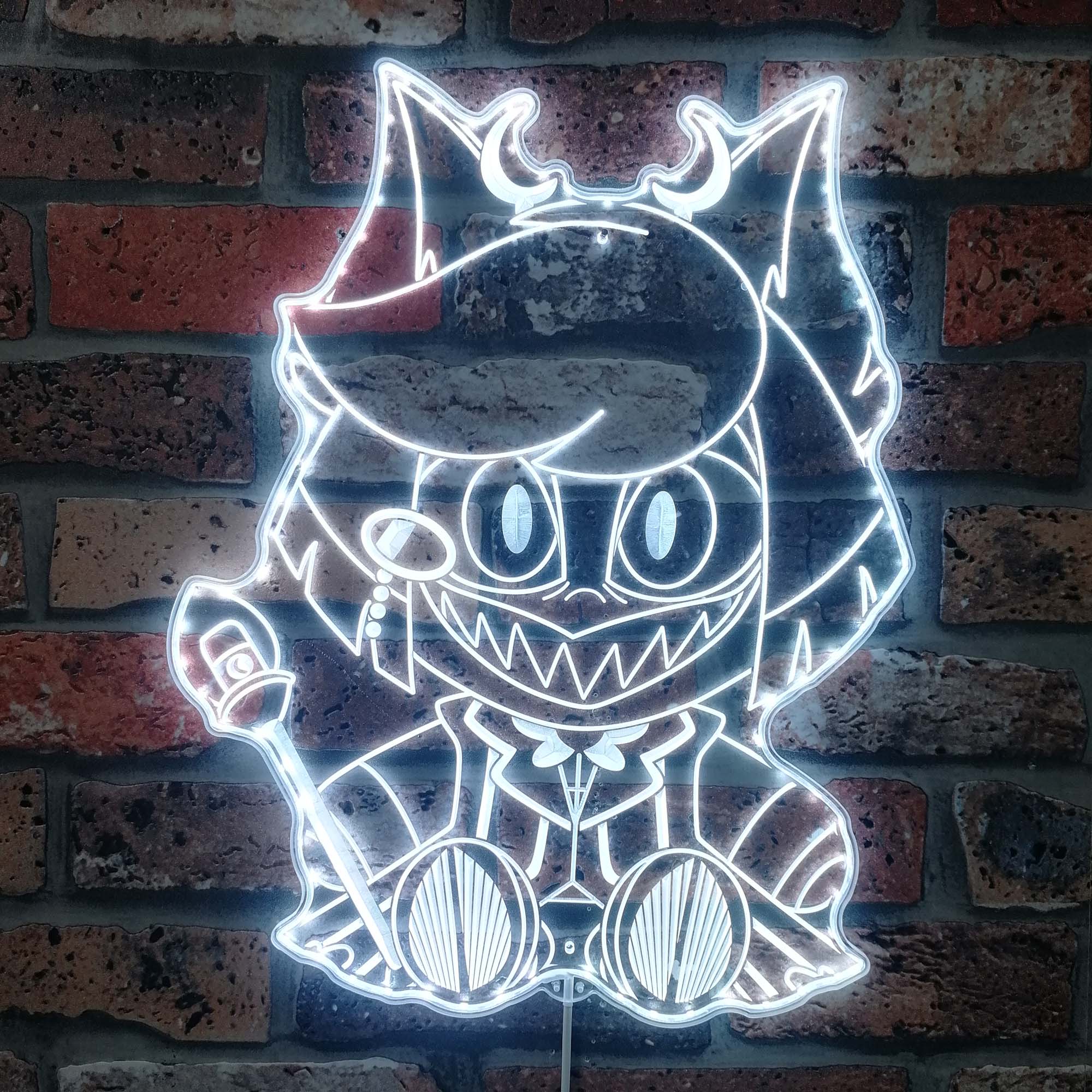 Hazbin Hotel Alastor Neon LED Sign with Dynamic RGB Colors - Image 5