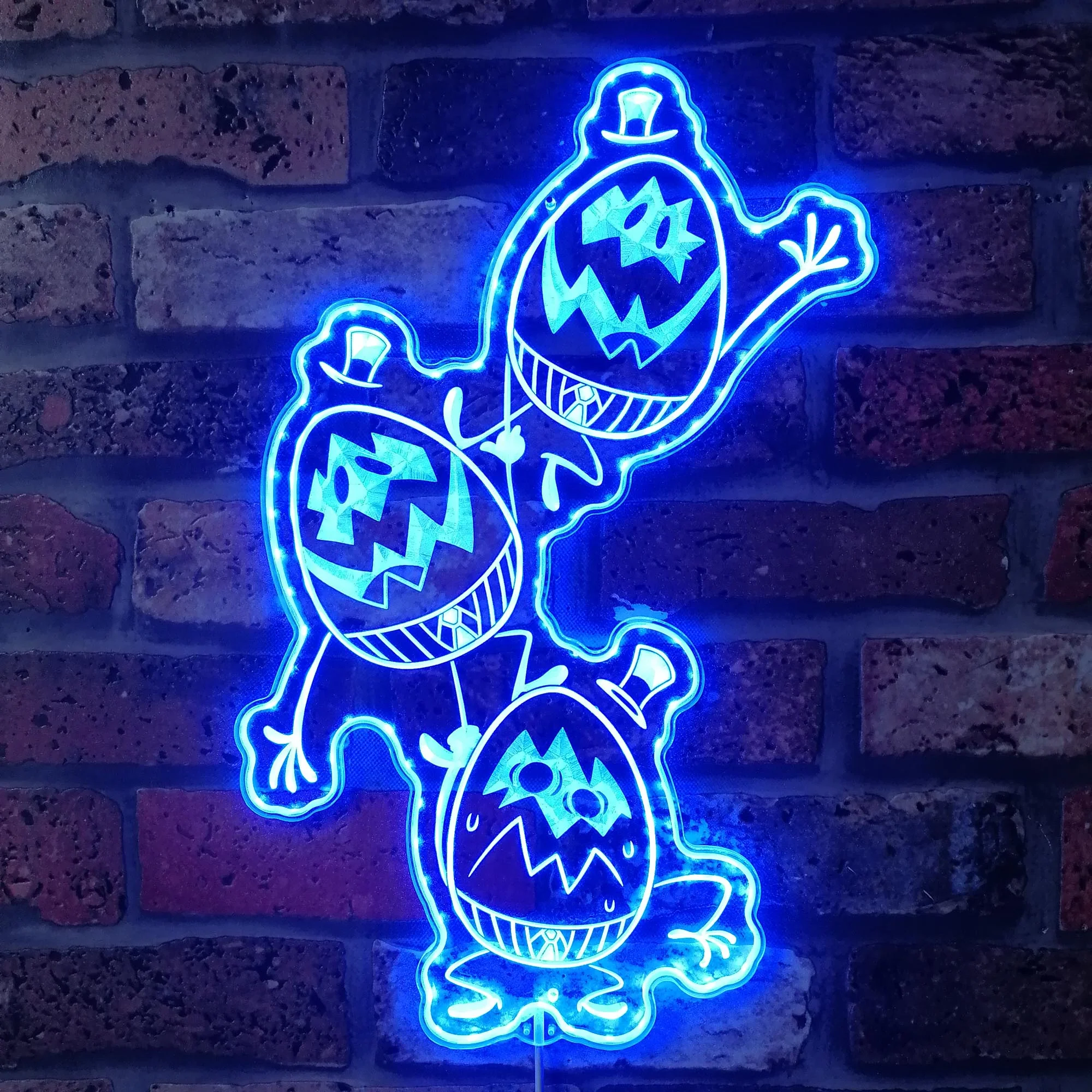 Hazbin Hotel Egg Boiz Minions Neon LED Sign with Dynamic RGB Colors - Image 4