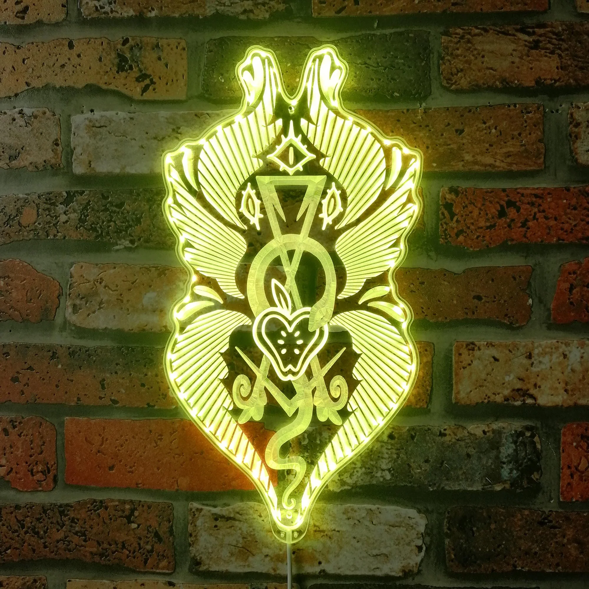 Hazbin Hotel Adam Art Neon LED Sign with Dynamic RGB Colors - Image 7