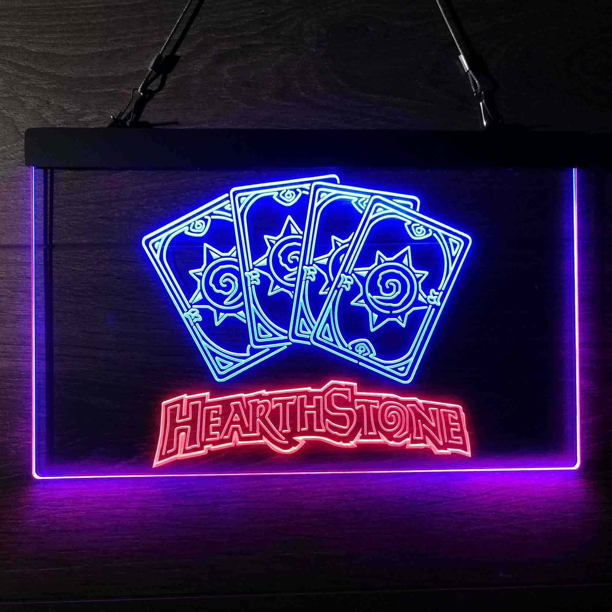 Hearthstone Card Backs Game Room Neon Light LED Sign - Image 3