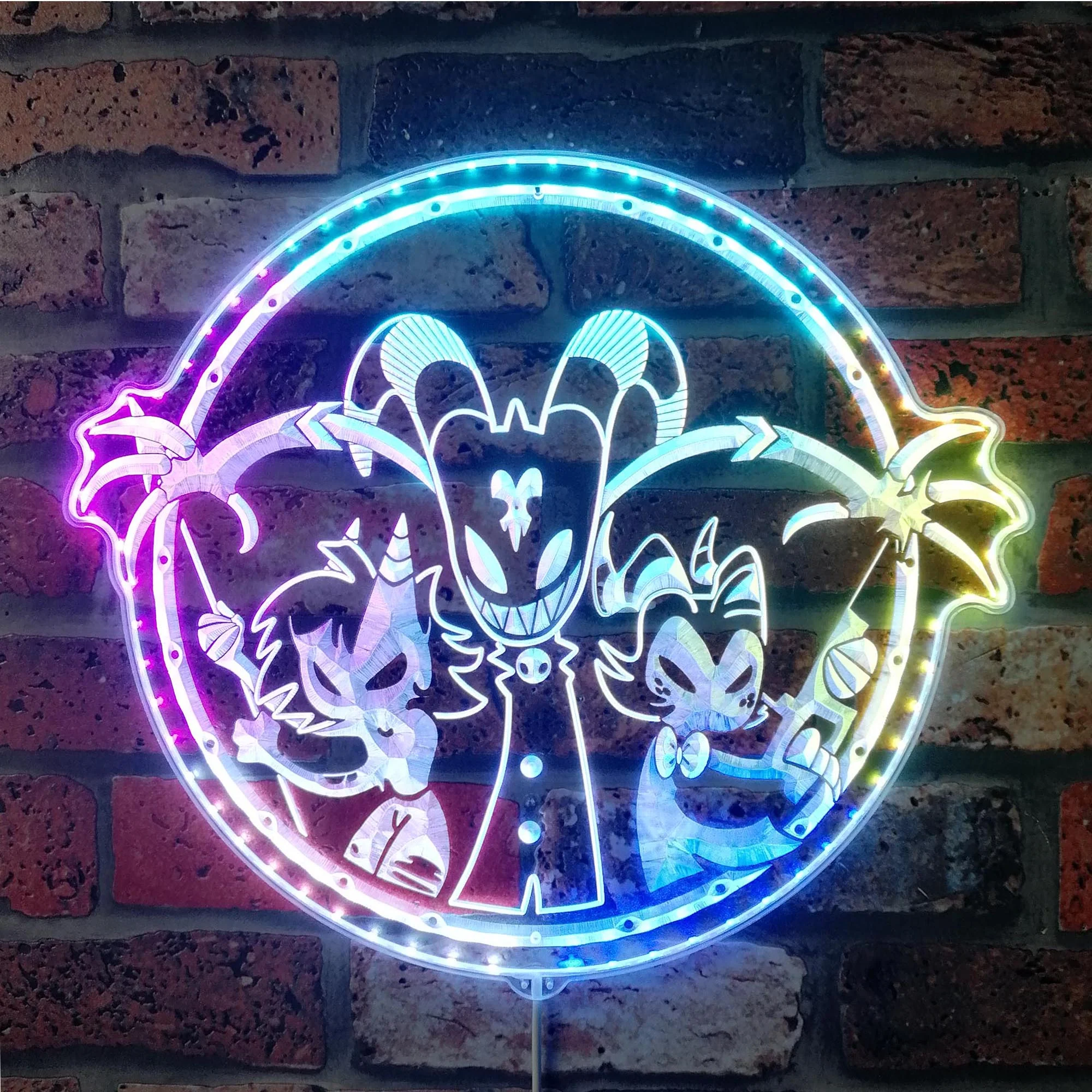 Helluva Boss Neon LED Sign with Dynamic RGB Colors