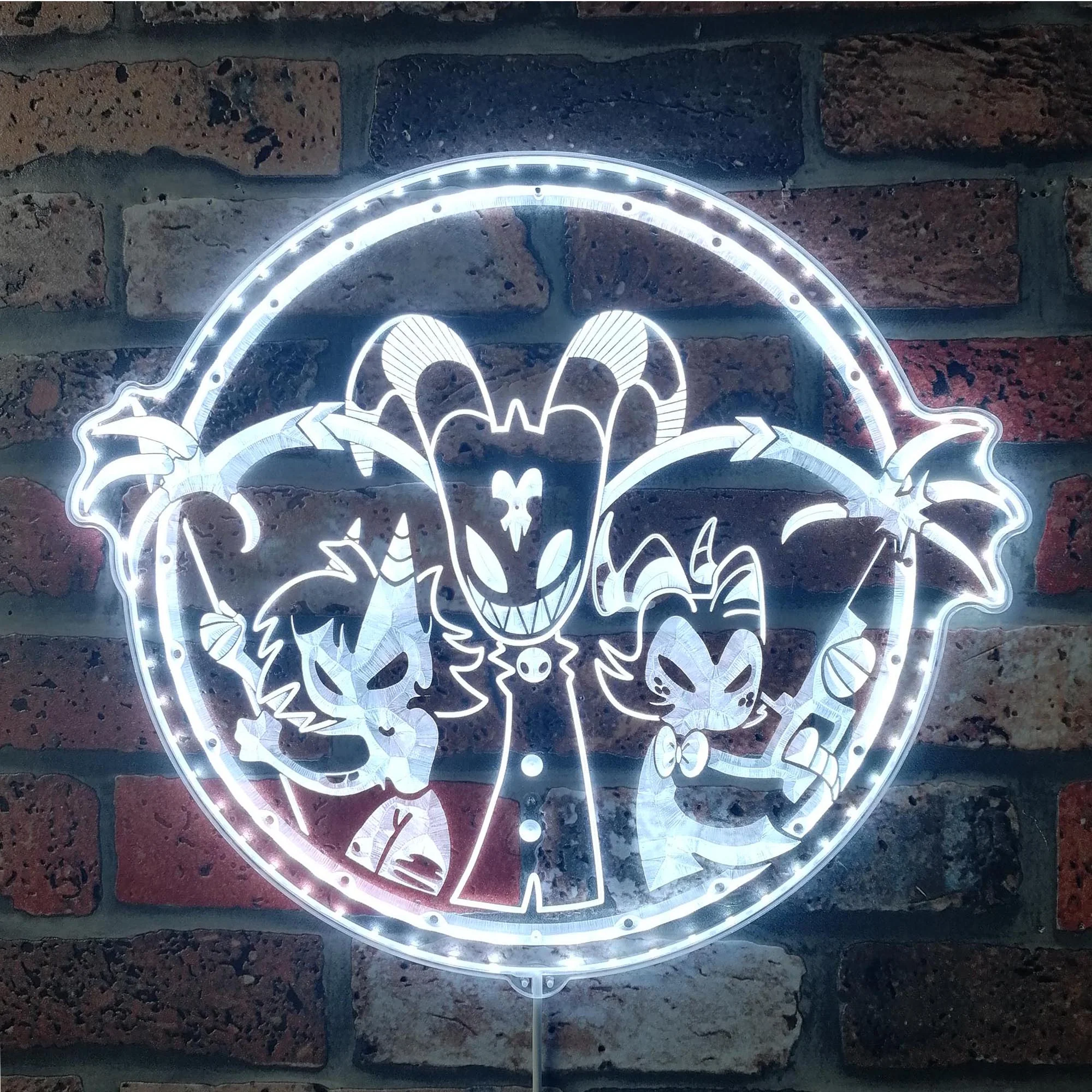 Helluva Boss Neon LED Sign with Dynamic RGB Colors - Image 5