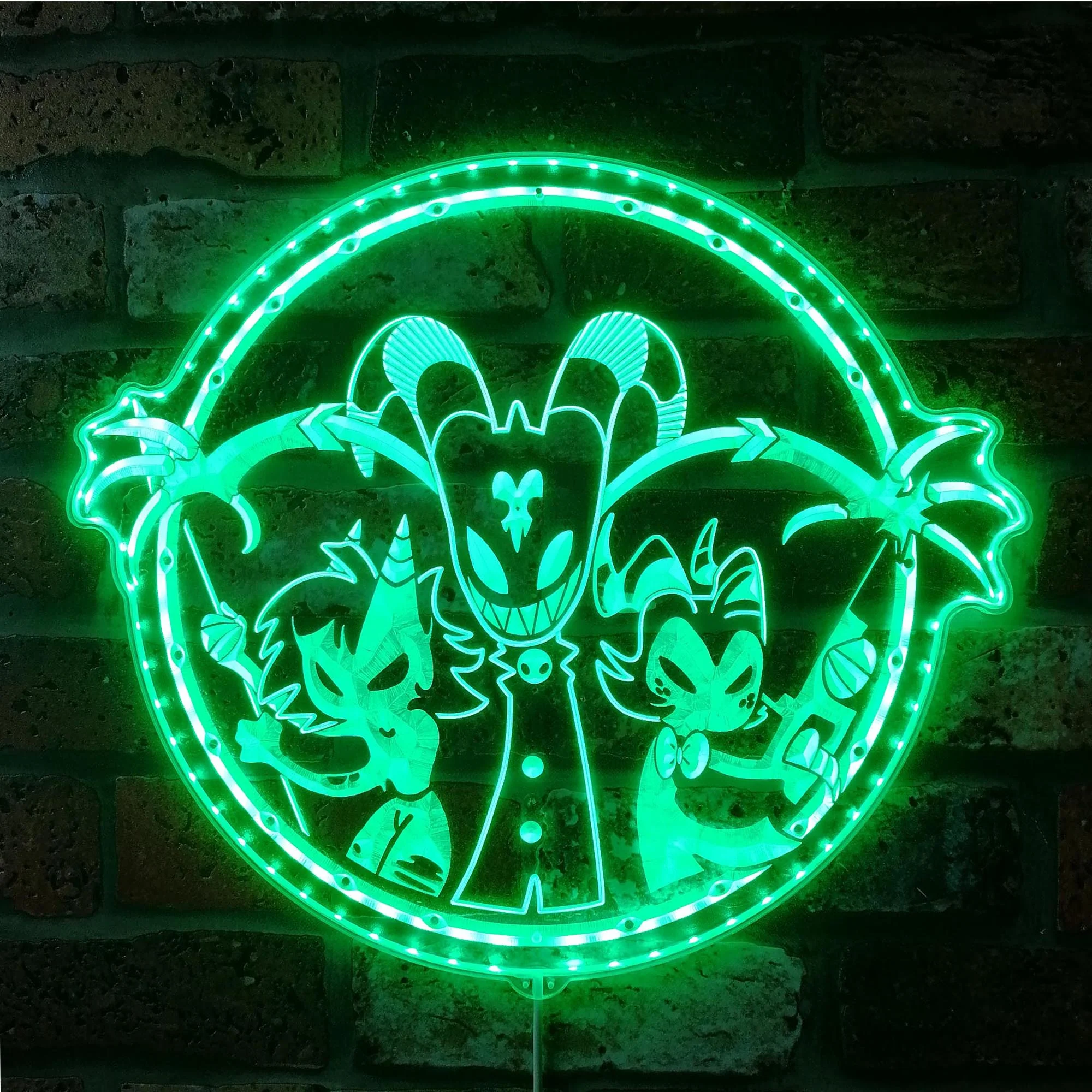 Helluva Boss Neon LED Sign with Dynamic RGB Colors - Image 6