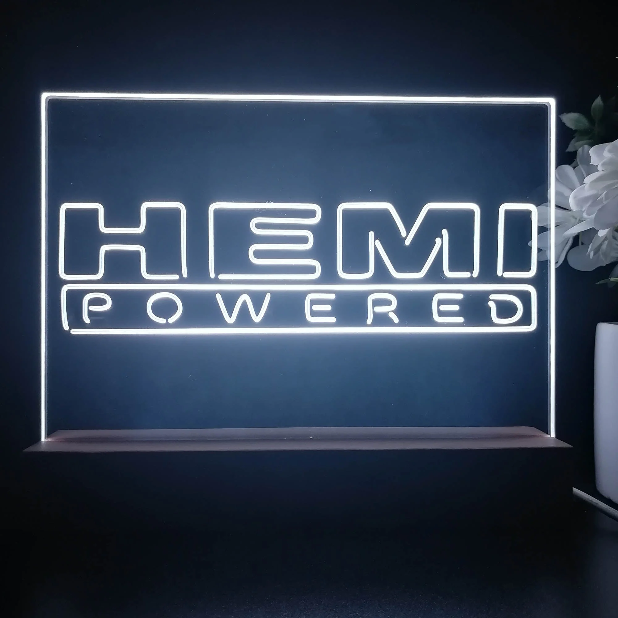 Hemi Powered Car 3D Illusion Night Light Desk Lamp - Image 4