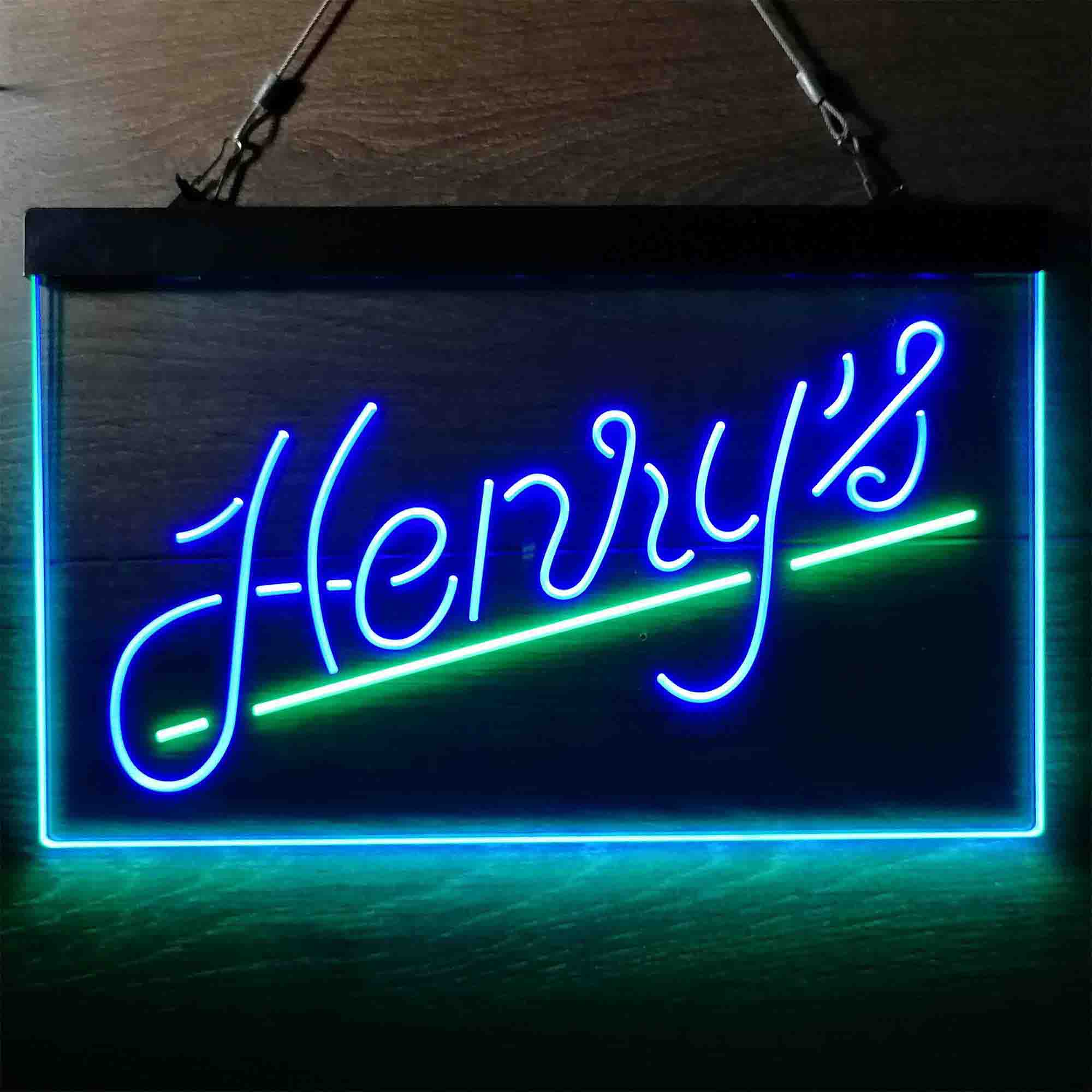 Henry Weinhard Root Beer Home Bar Neon Light LED Sign - Image 2