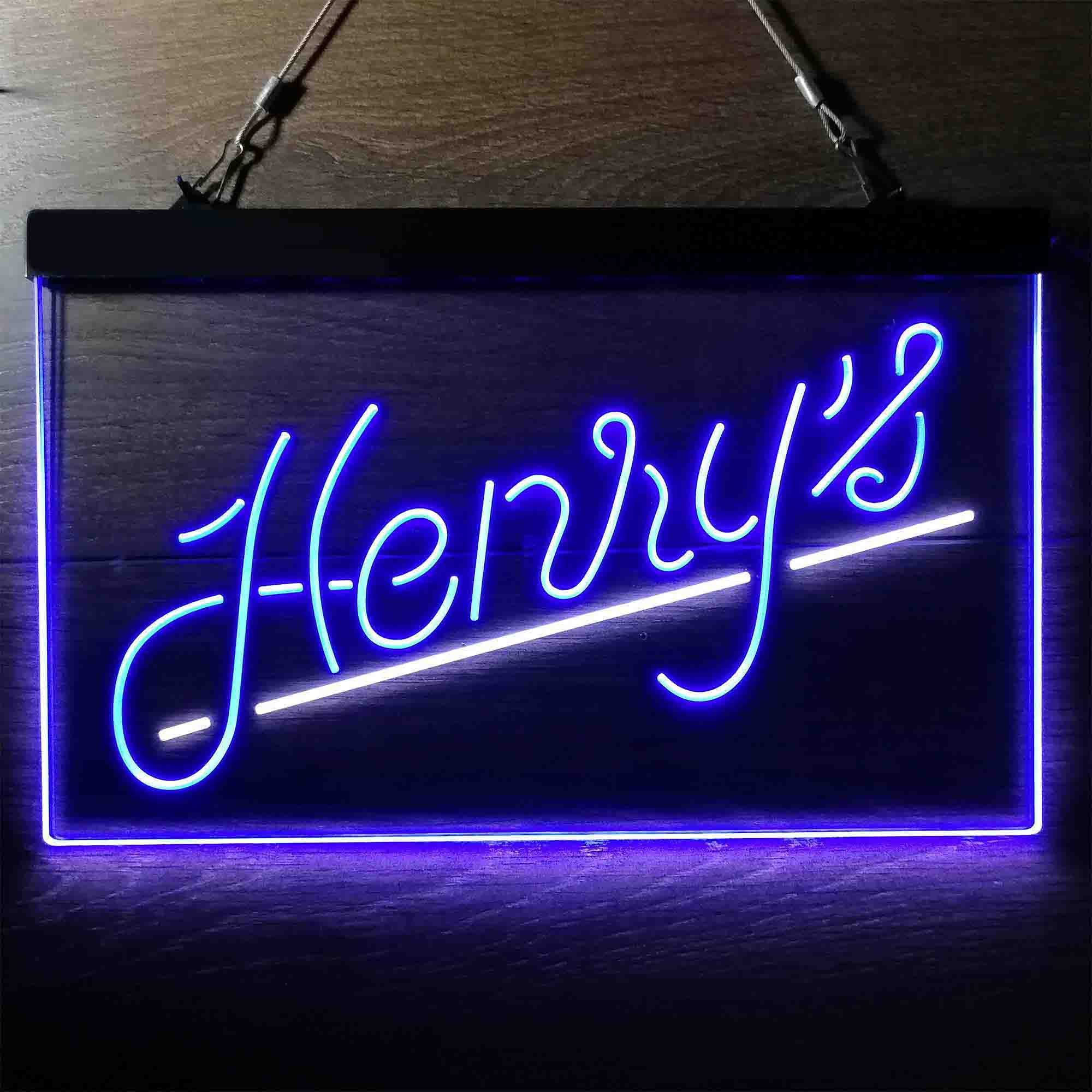 Henry Weinhard Root Beer Home Bar Neon Light LED Sign - Image 8