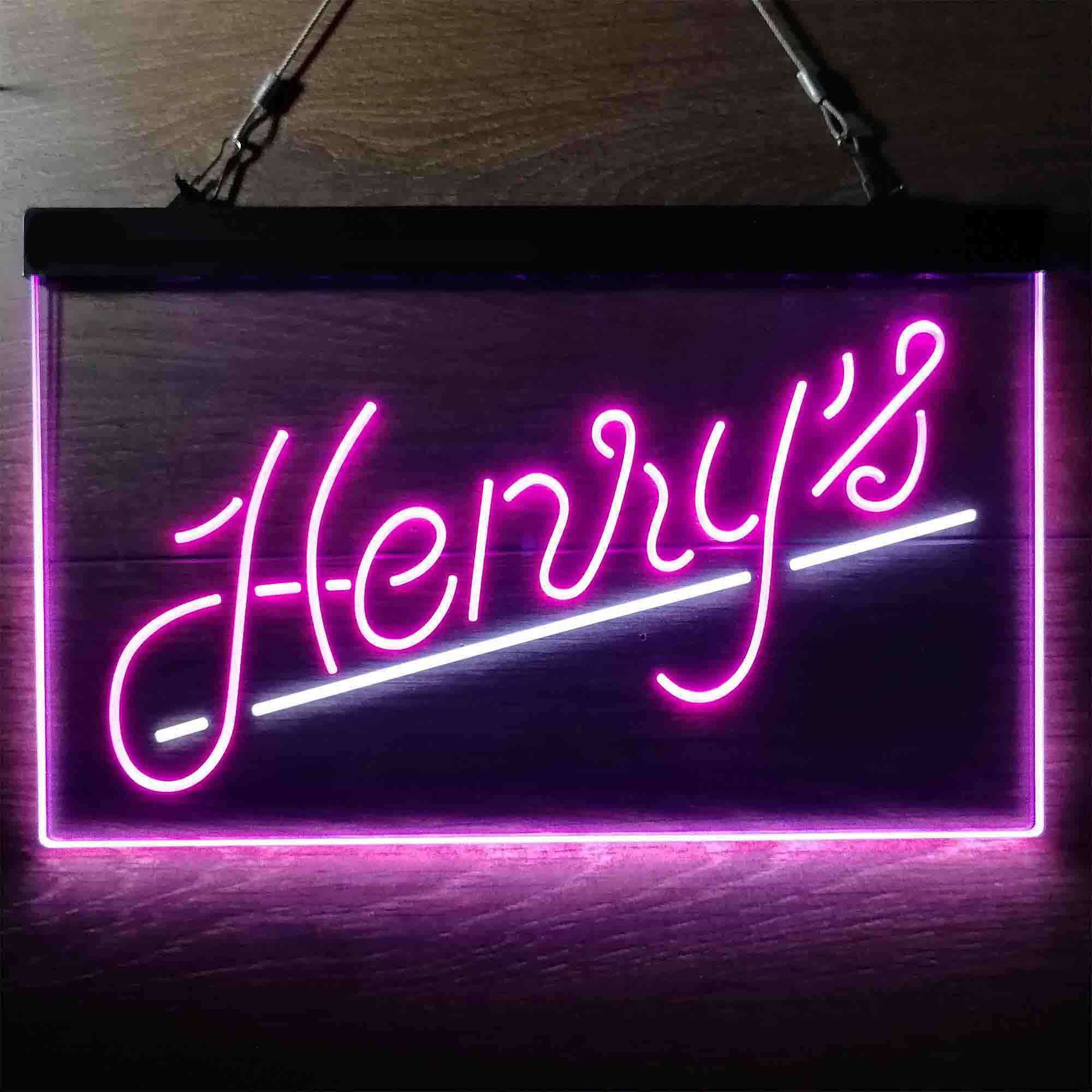 Henry Weinhard Root Beer Home Bar Neon Light LED Sign - Image 9