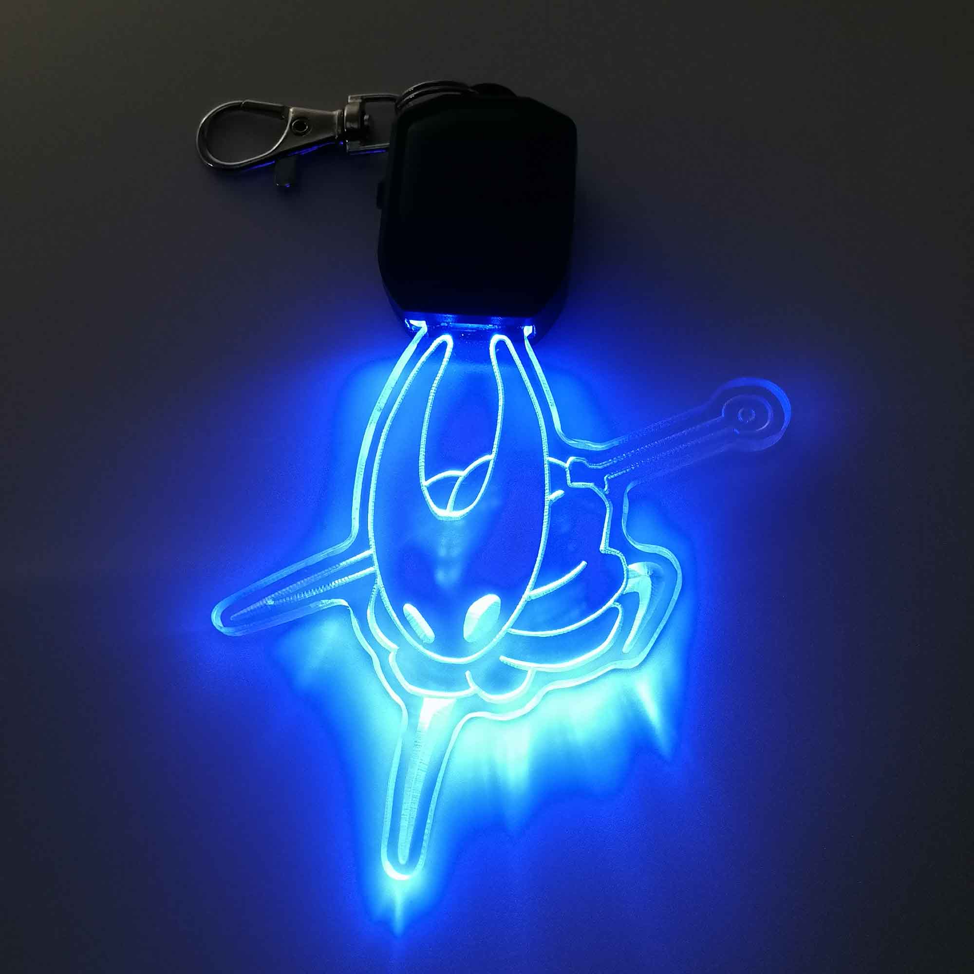 Hollow Knight Silksong LED Light Acrylic Keychain , Christmas Tree Ornament - Image 3