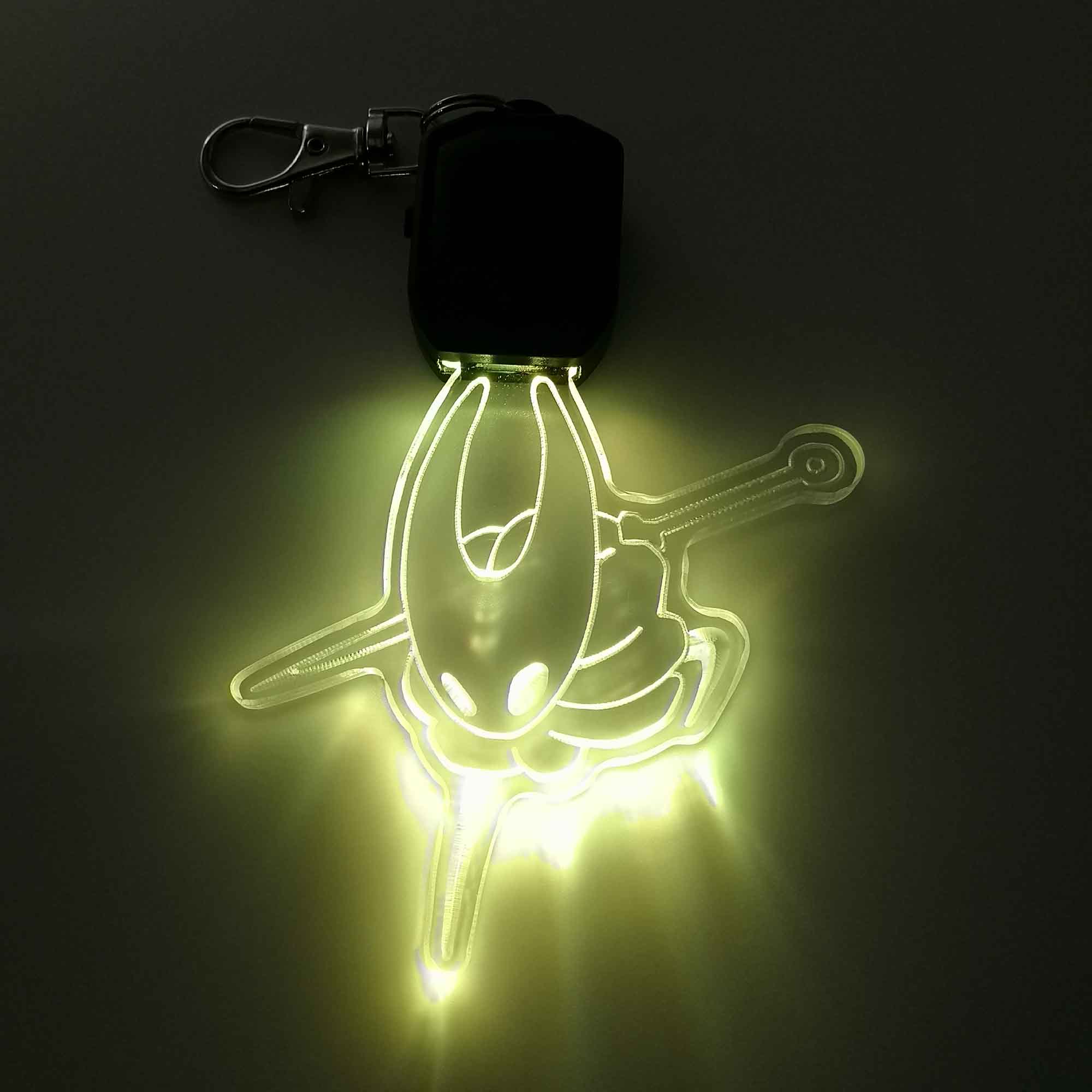 Hollow Knight Silksong LED Light Acrylic Keychain , Christmas Tree Ornament - Image 4