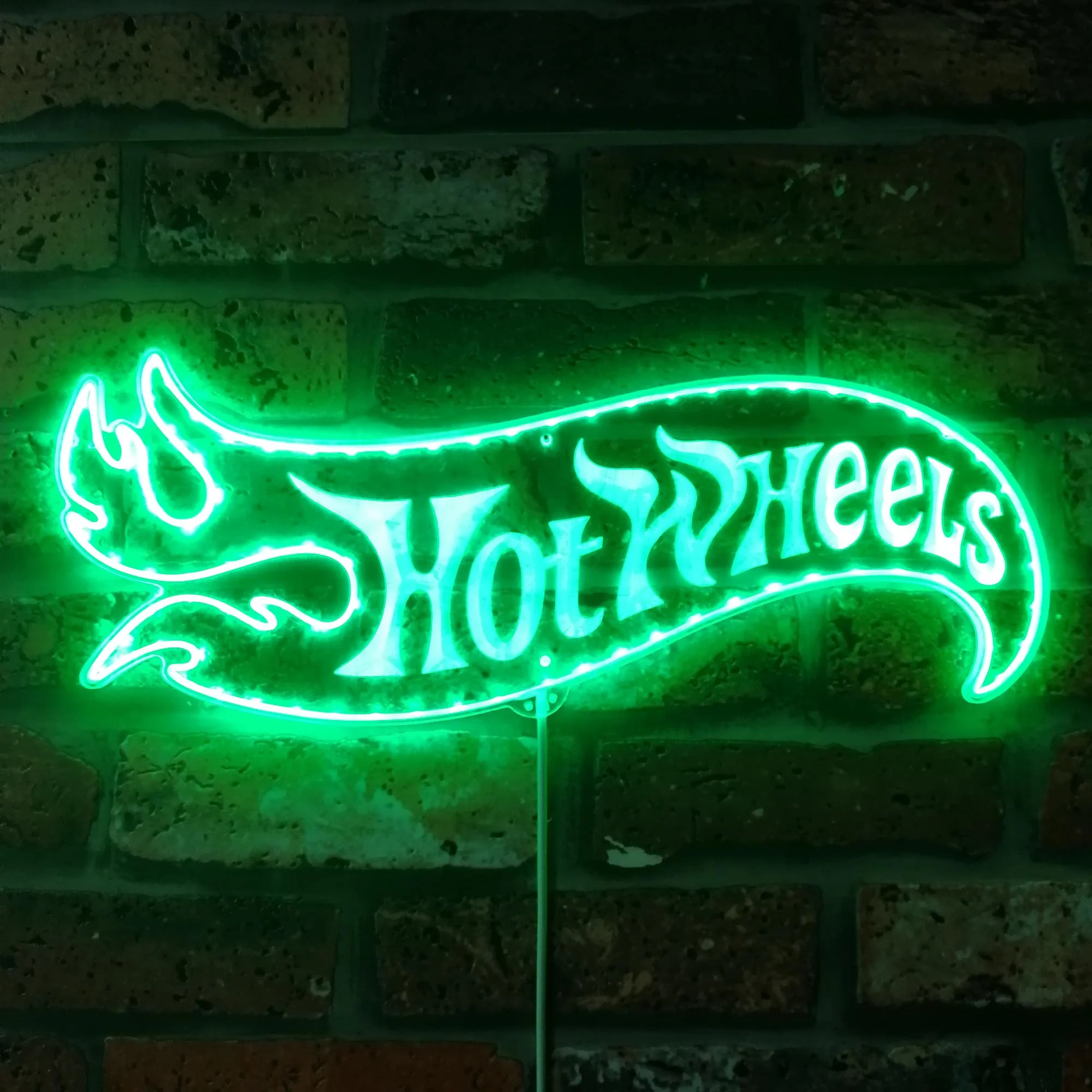 Hot Wheels Neon LED Sign with Dynamic RGB Colors - Image 7