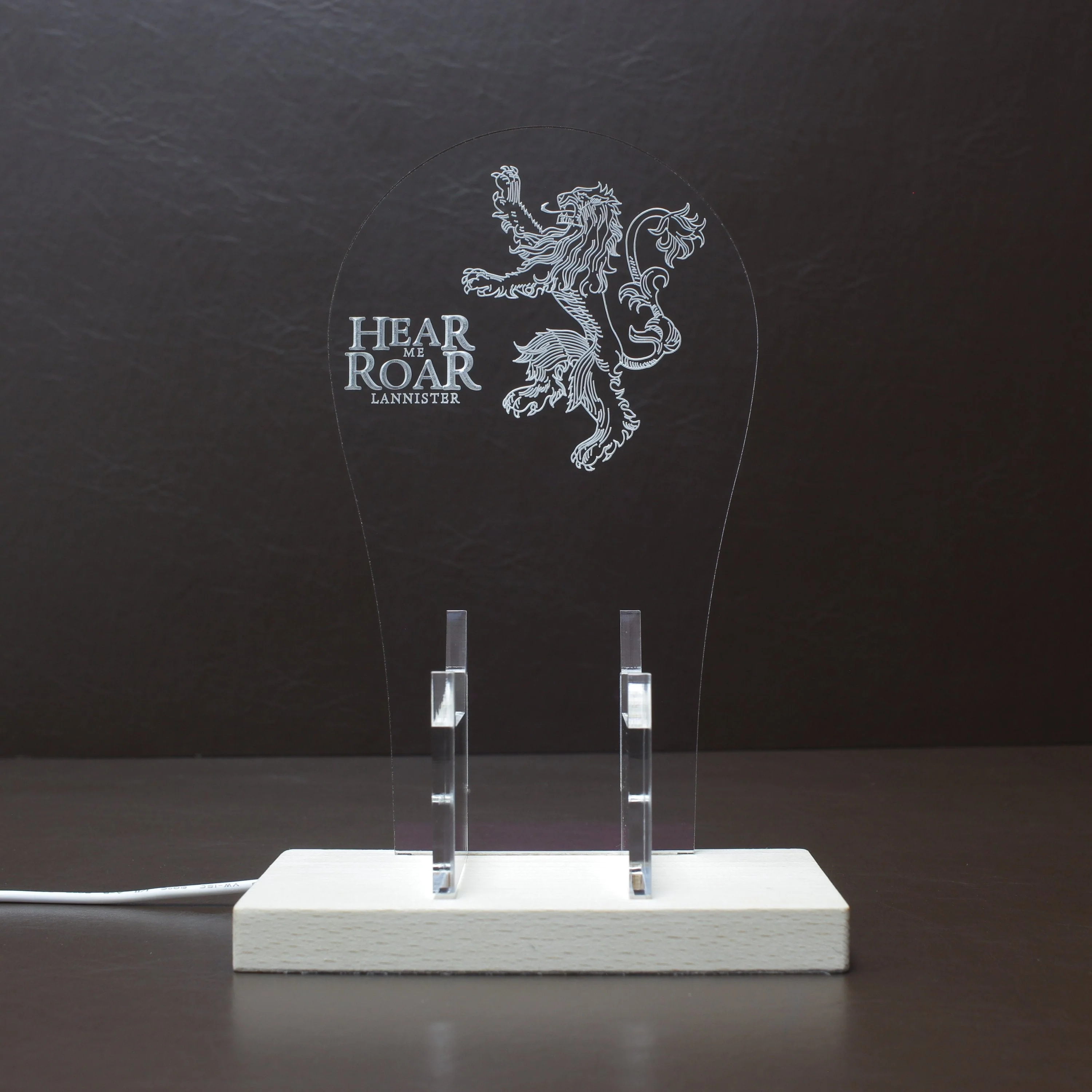 House Lannister Game of Thrones LED Gaming Headset Controller Stand | Gamer Gift Idea - Image 10