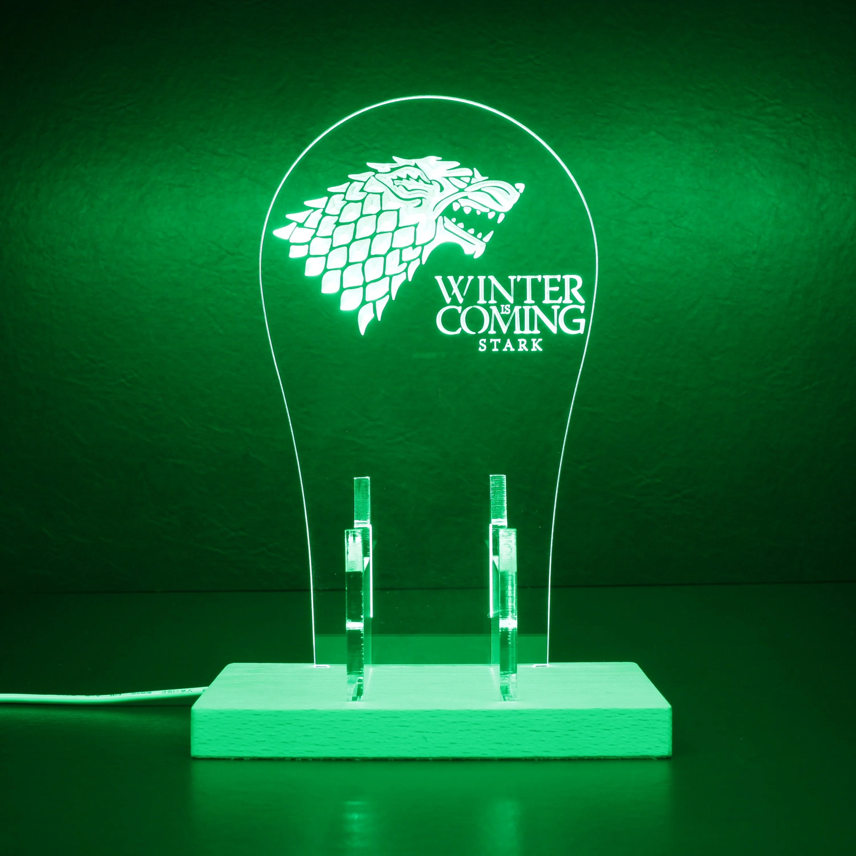 House Stark Game of Thrones LED Gaming Headset Controller Stand | Gamer Gift Idea - Image 5