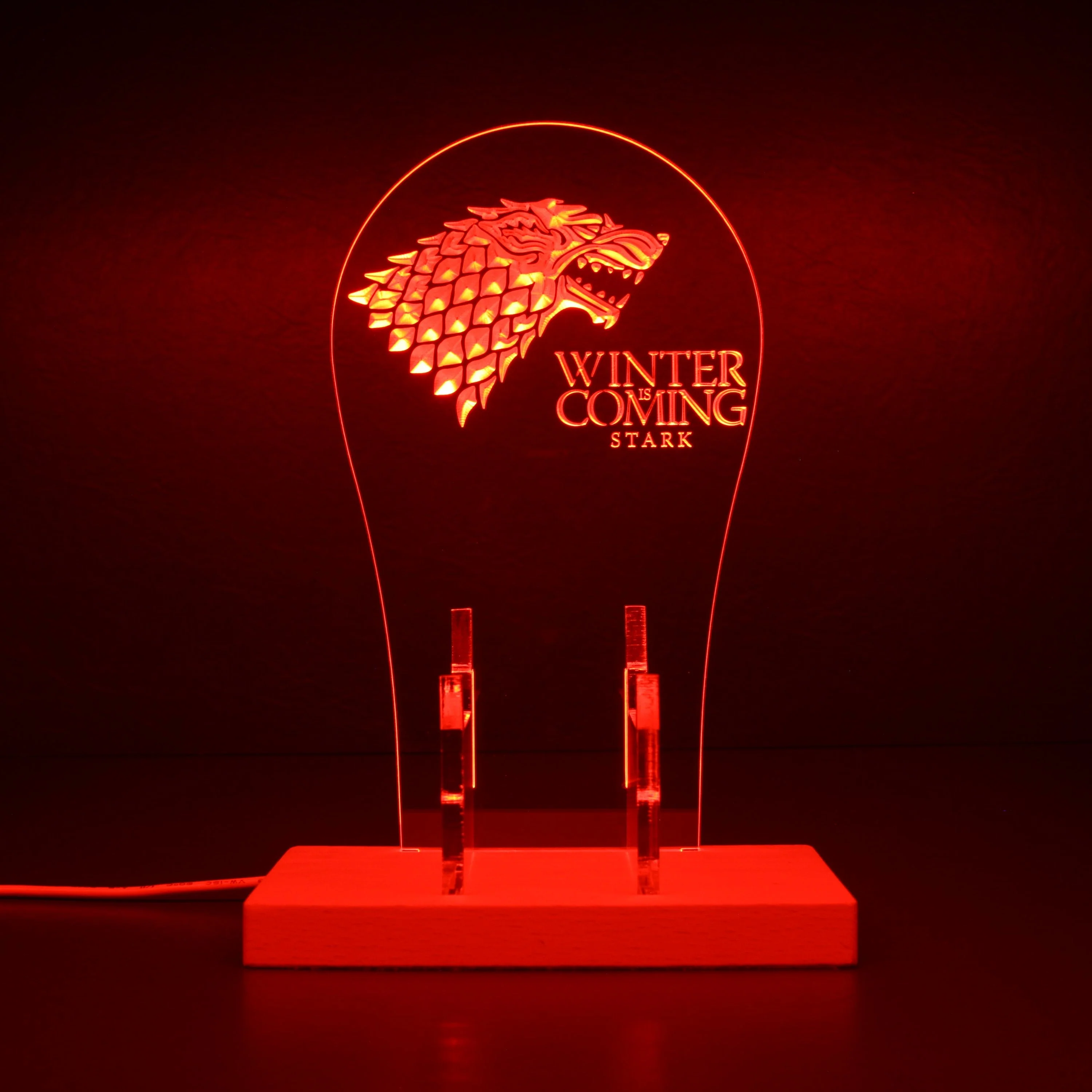 House Stark Game of Thrones LED Gaming Headset Controller Stand | Gamer Gift Idea - Image 6