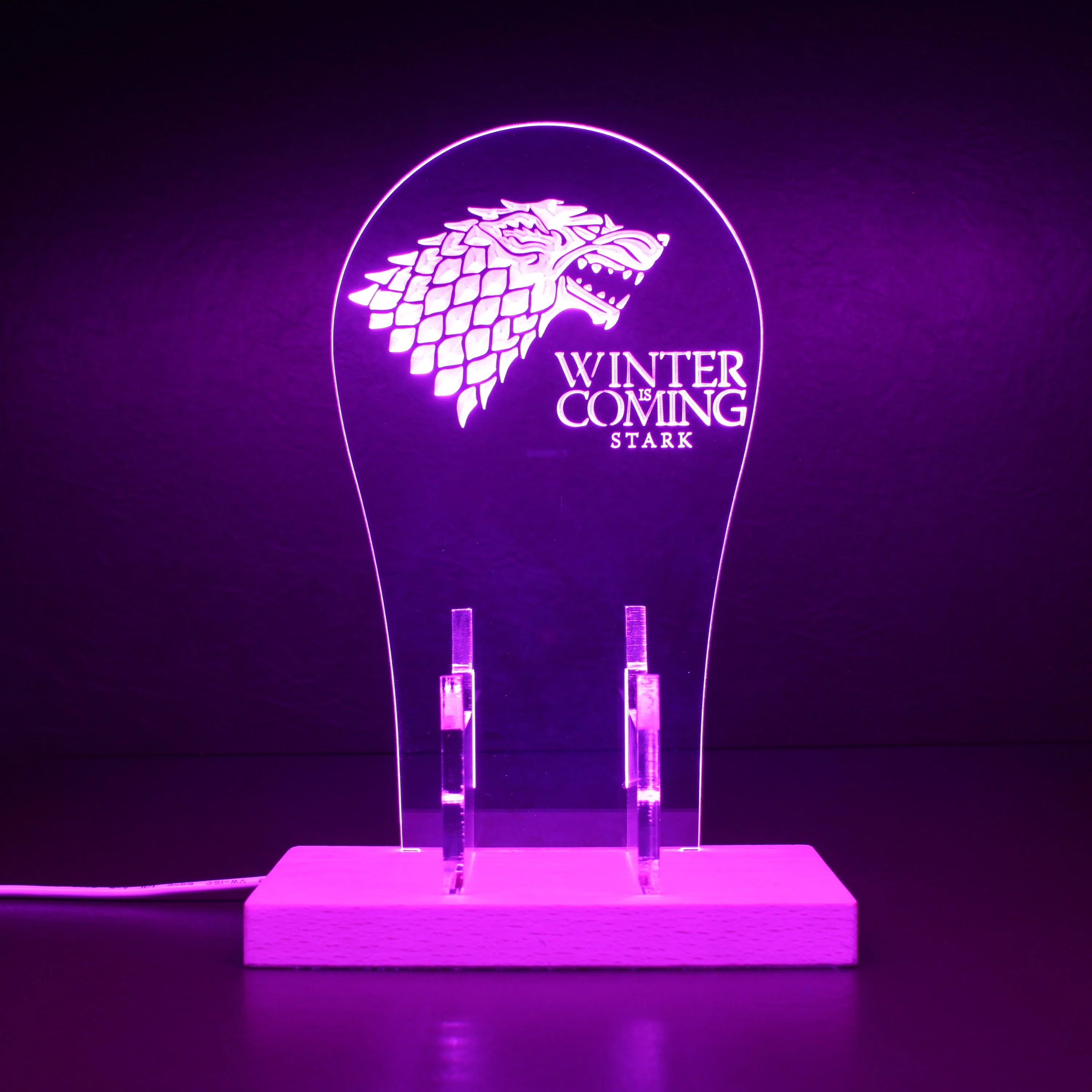 House Stark Game of Thrones LED Gaming Headset Controller Stand | Gamer Gift Idea - Image 7