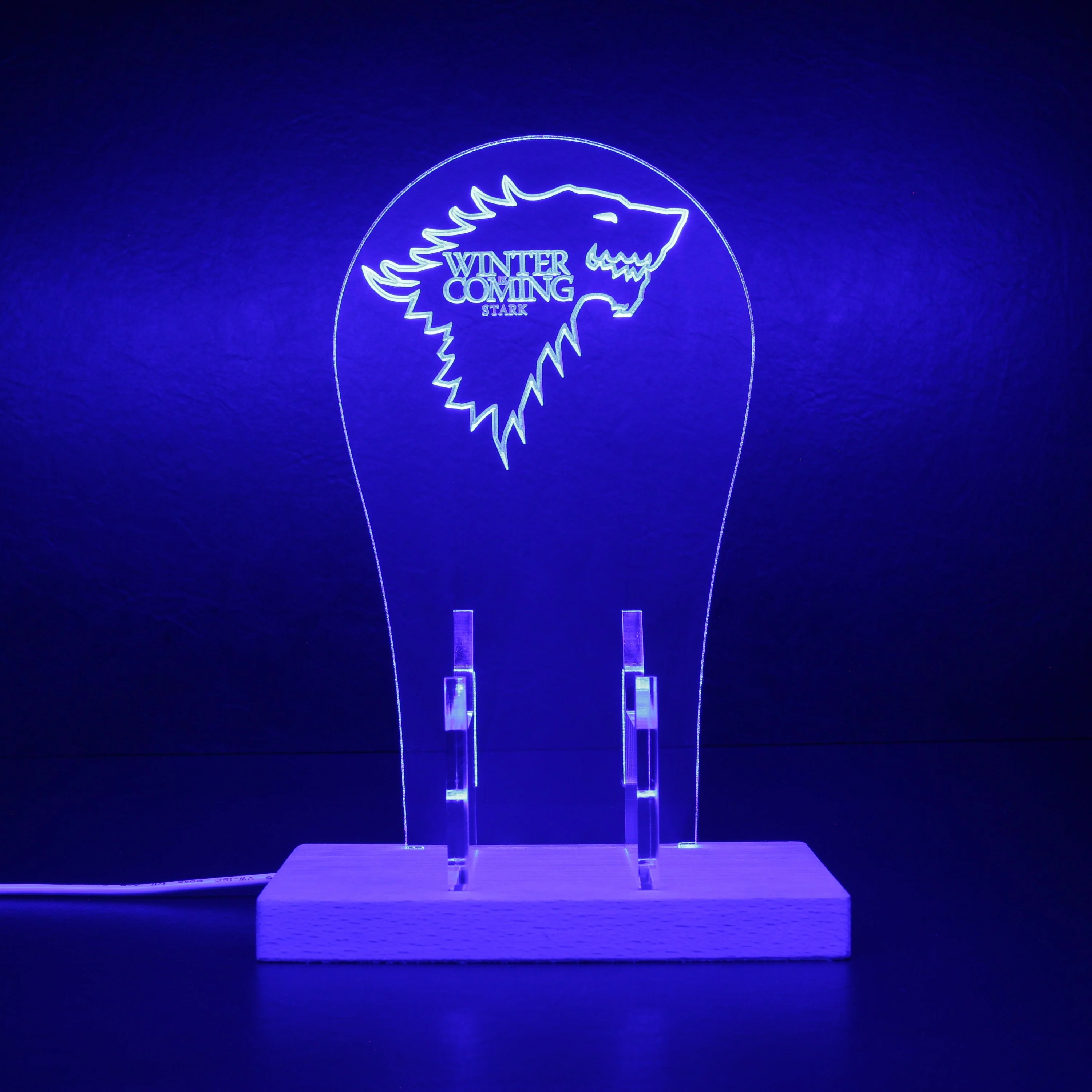 House Stark Game of Thrones LED Gaming Headset Controller Stand | Gamer Gift Idea - Image 5