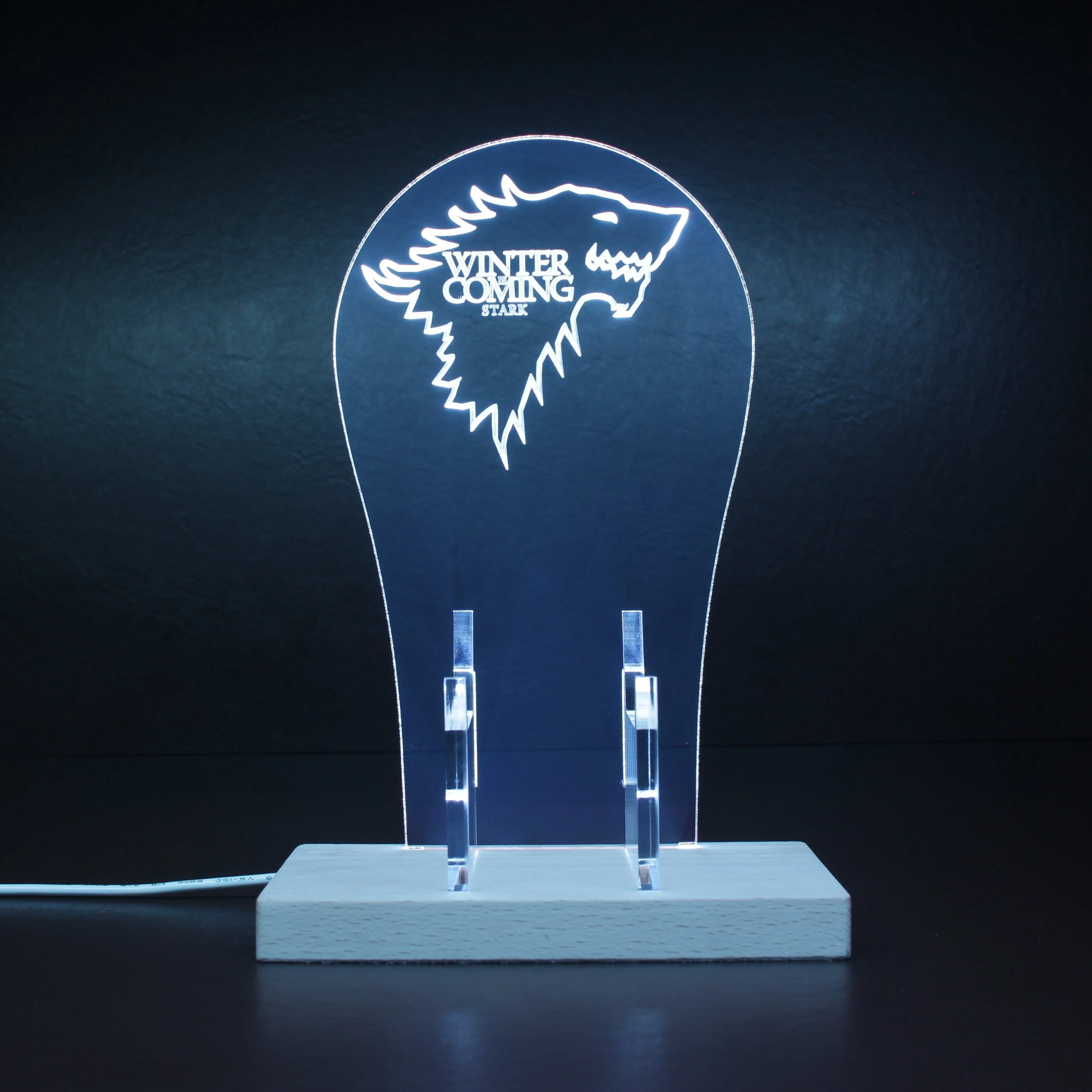 House Stark Game of Thrones LED Gaming Headset Controller Stand | Gamer Gift Idea - Image 6