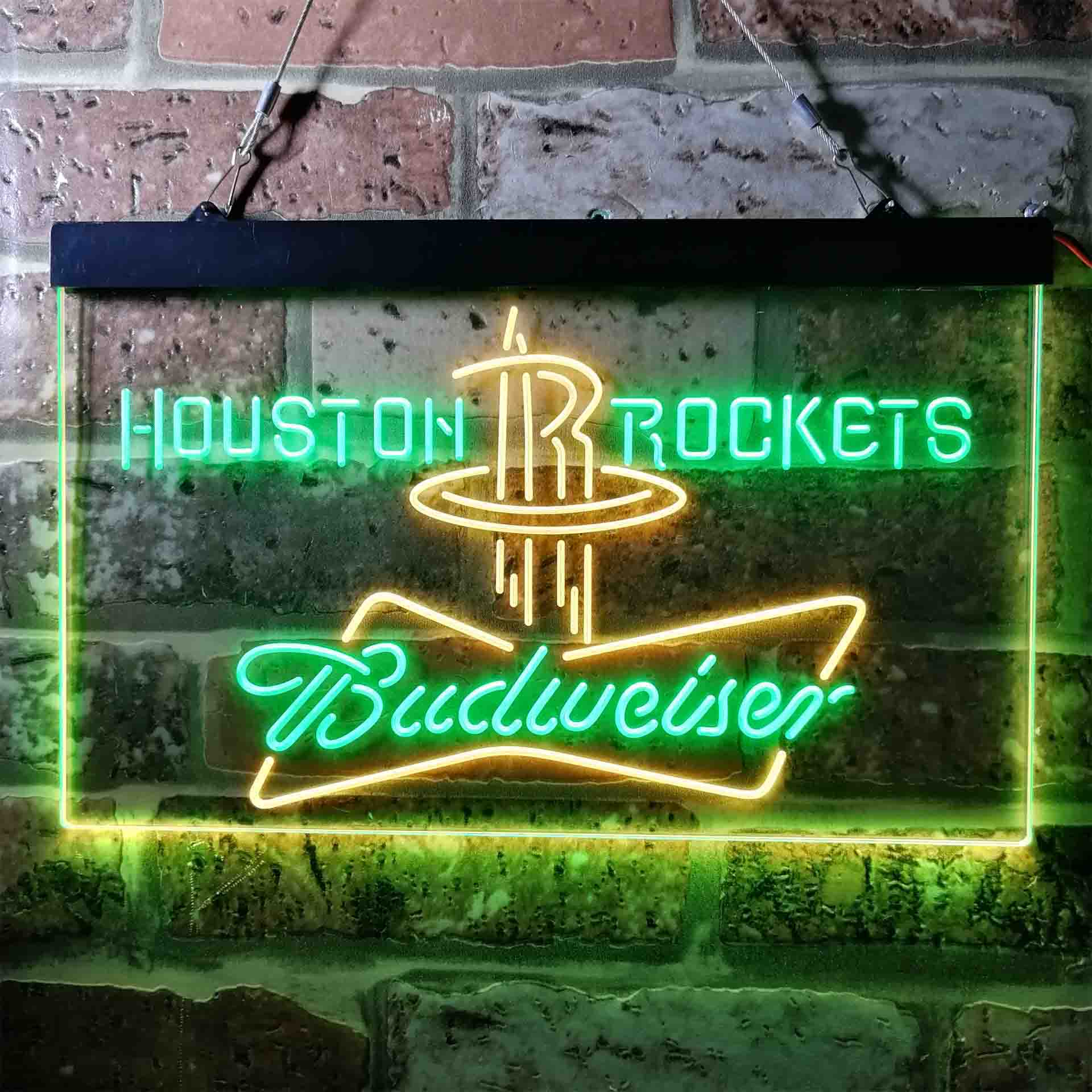 Houston Rockets Budweiser Neon-Like LED Sign - Image 10