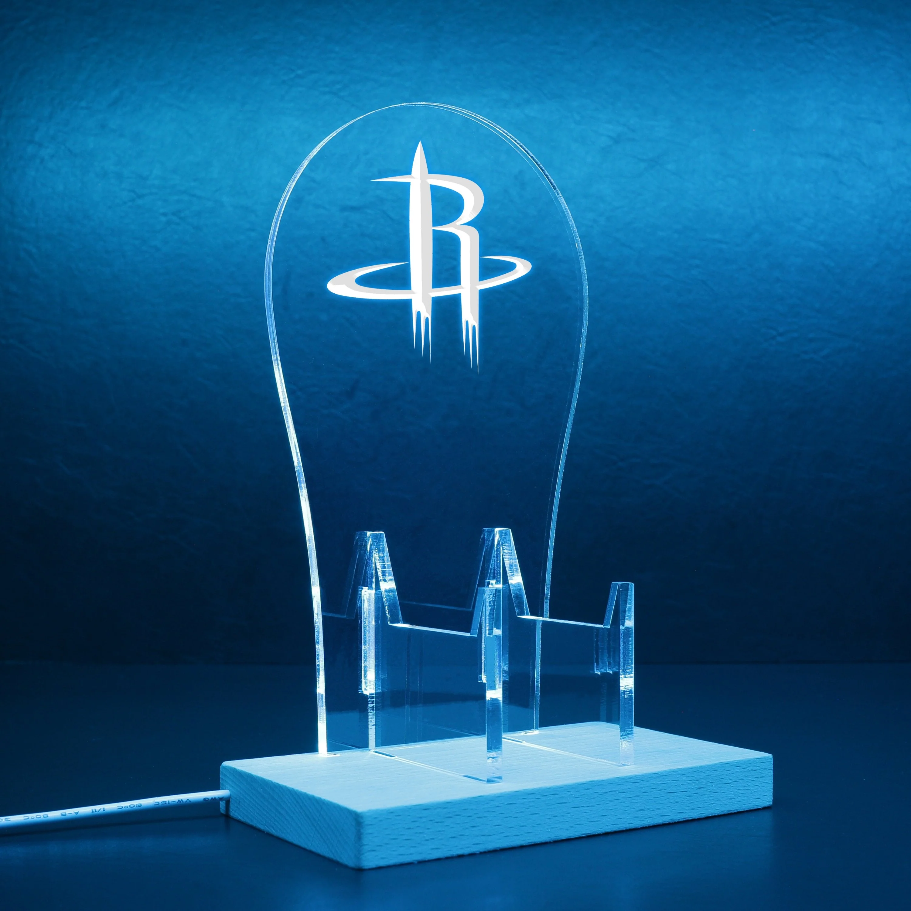 Houston Rockets LED Gaming Headset Controller Stand - Image 8