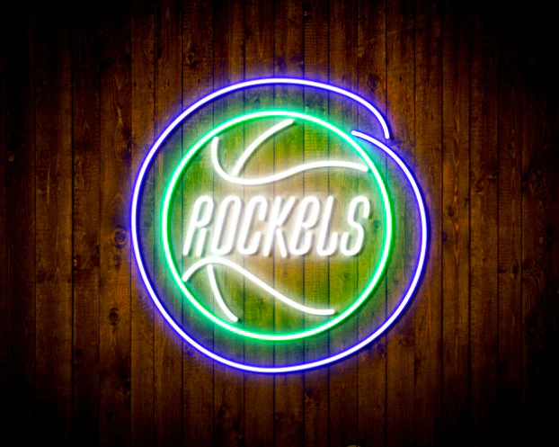 Houston Rockets Handmade Neon Flex LED Sign - Image 10