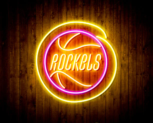 Houston Rockets Handmade Neon Flex LED Sign - Image 8