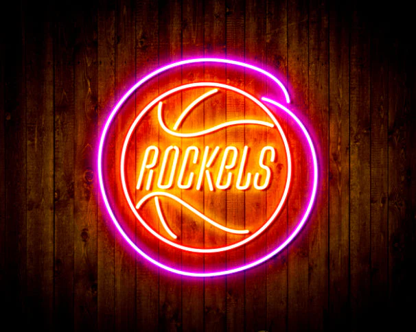 Houston Rockets Handmade Neon Flex LED Sign - Image 9
