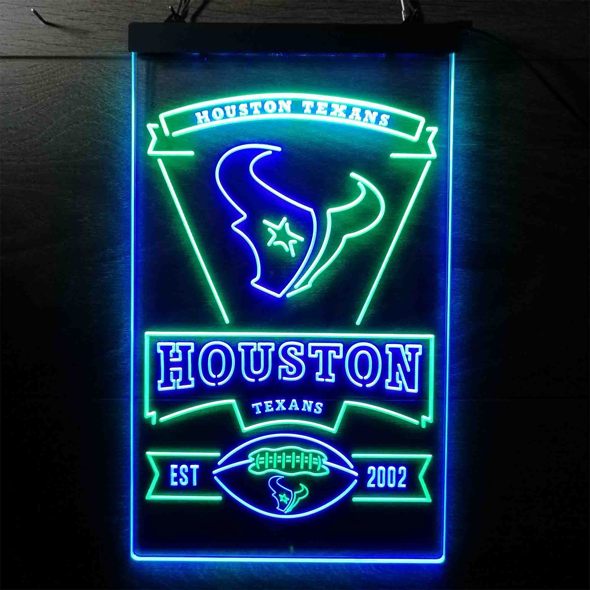 Houston Texans Est. 2002 Neon-Like LED Sign - Image 8