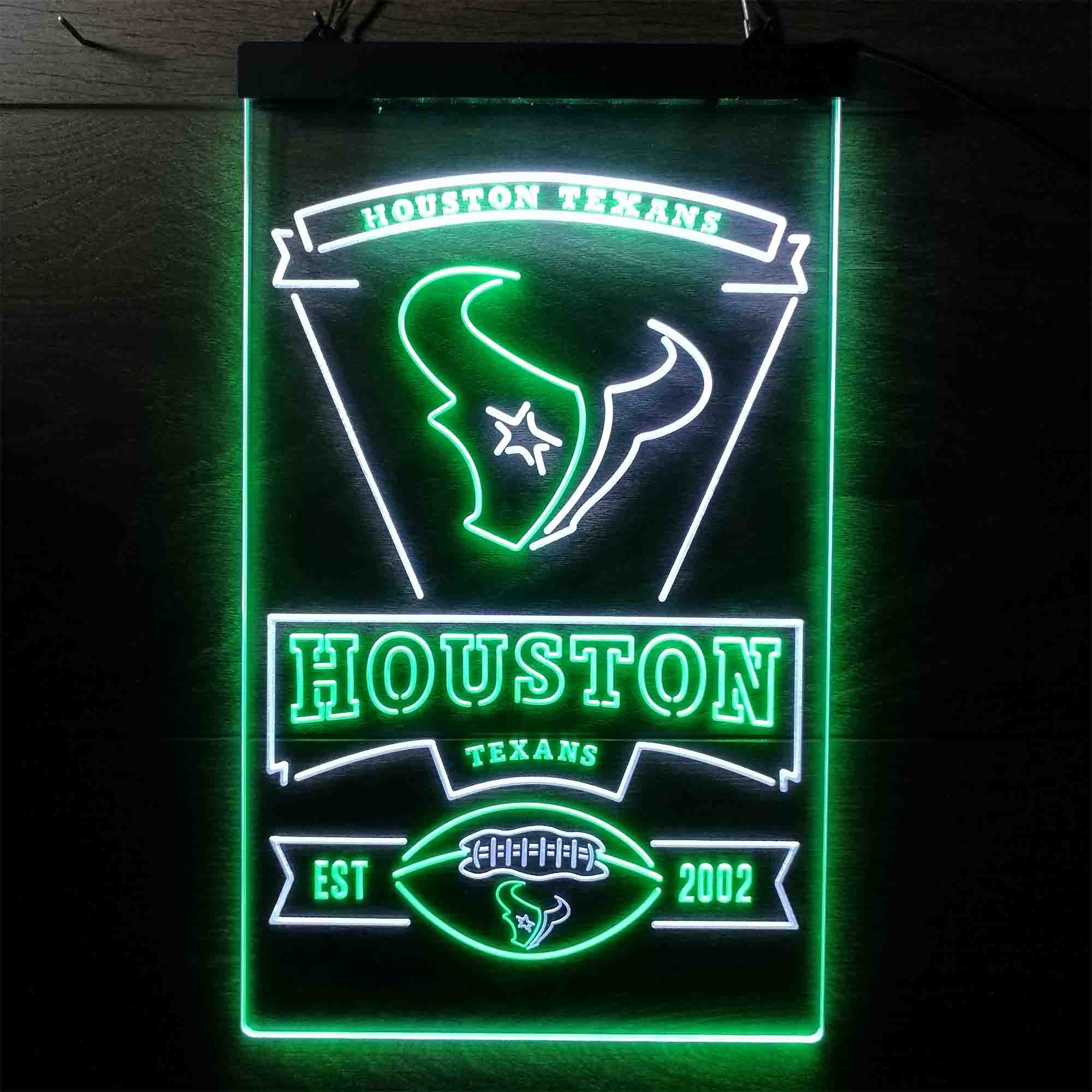 Houston Texans Est. 2002 Neon-Like LED Sign - Image 9