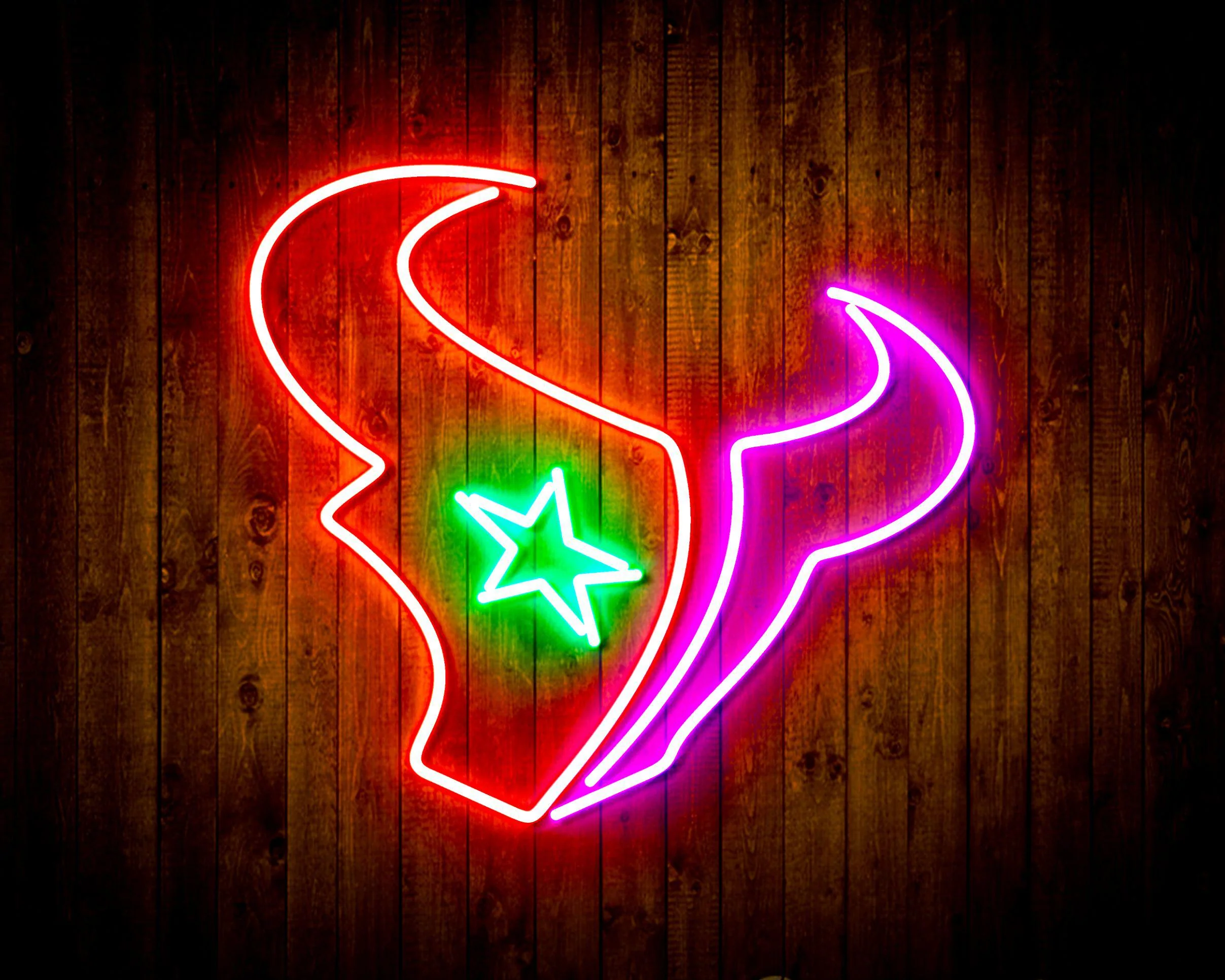 Houston Texans Collectibles Neon Flex LED Sign - Image 9