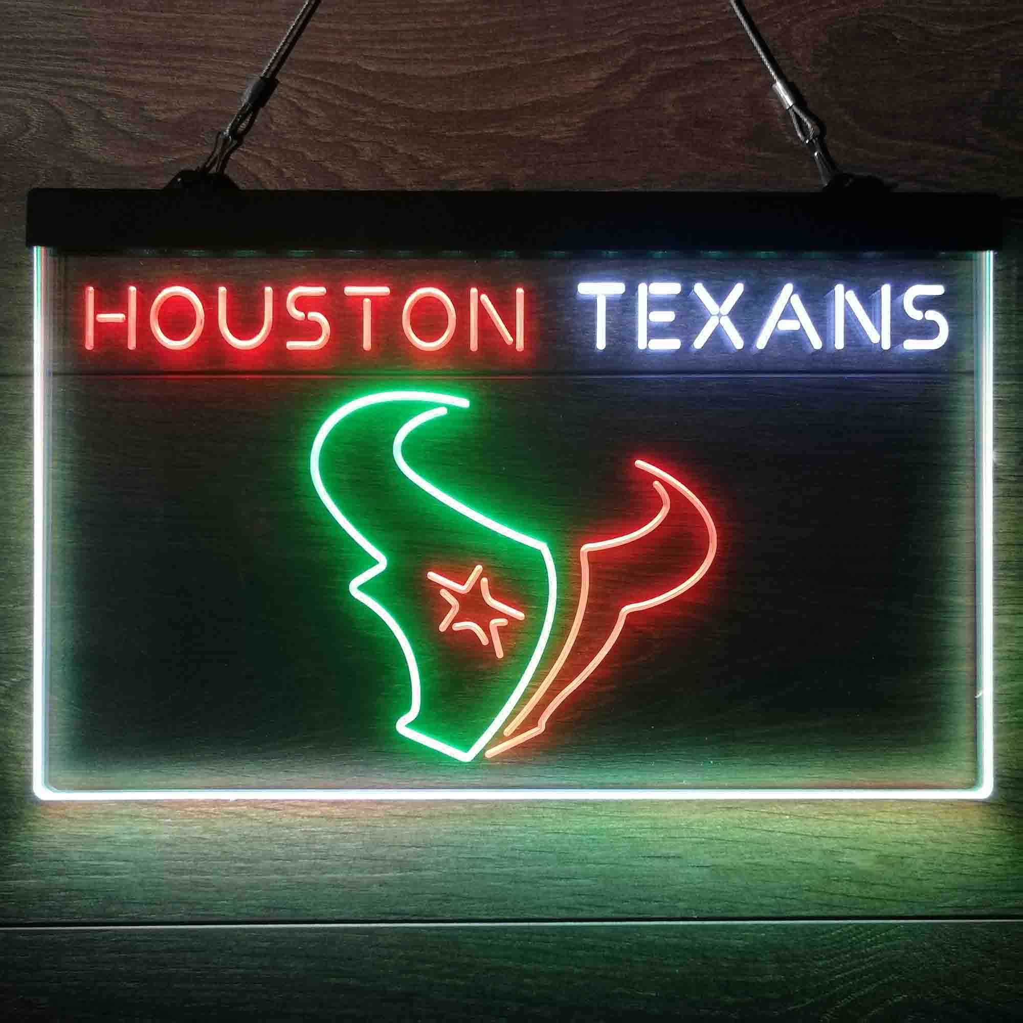 Houston Texans  Neon 3-Color LED Sign - Image 13