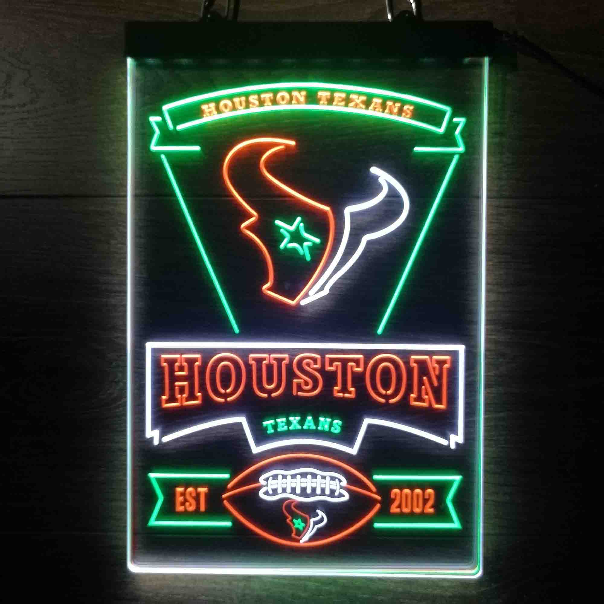 Houston Texans Neon LED Sign 3 Colors