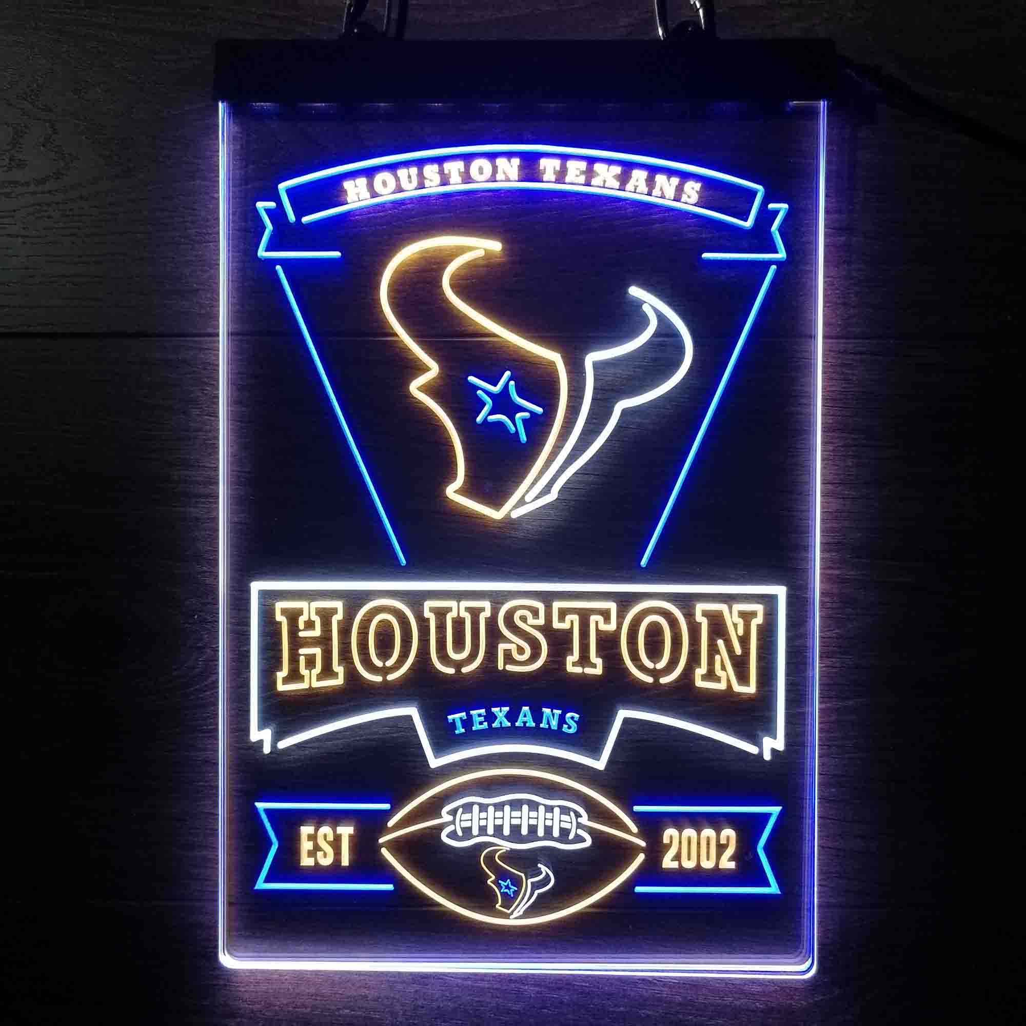 Houston Texans Neon LED Sign 3 Colors - Image 2
