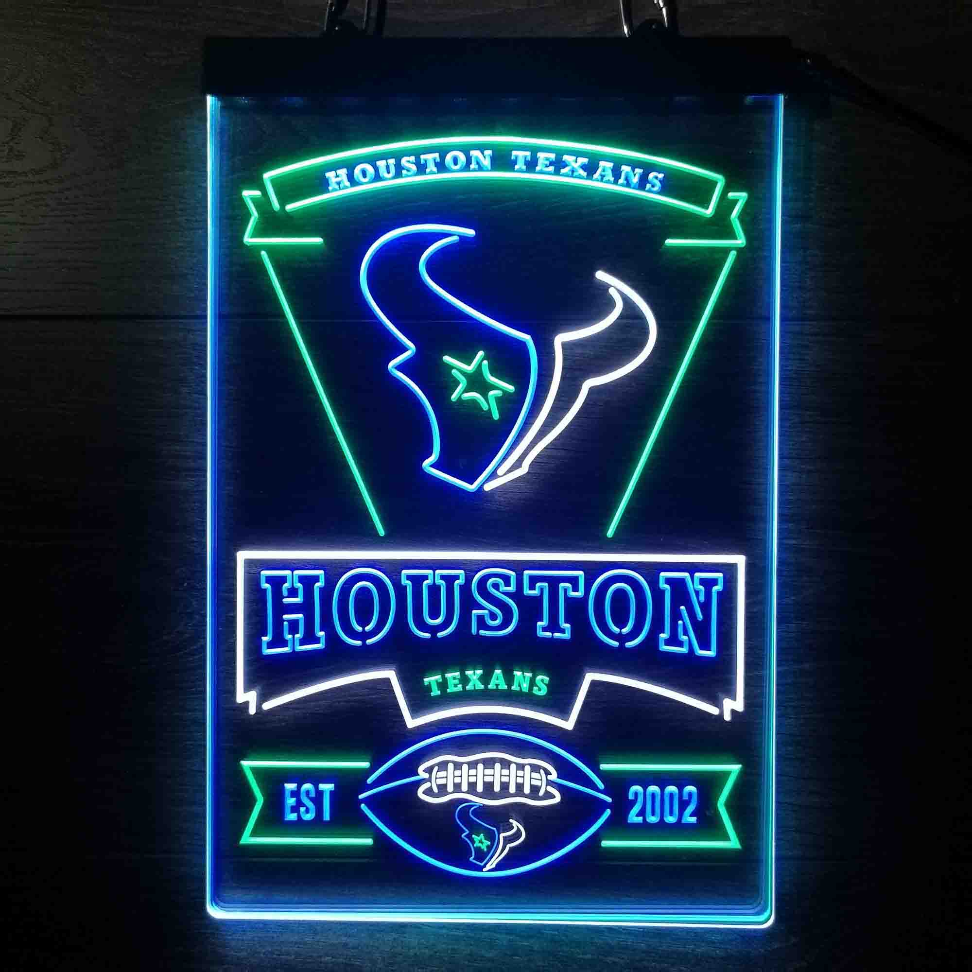 Houston Texans Neon LED Sign 3 Colors - Image 3
