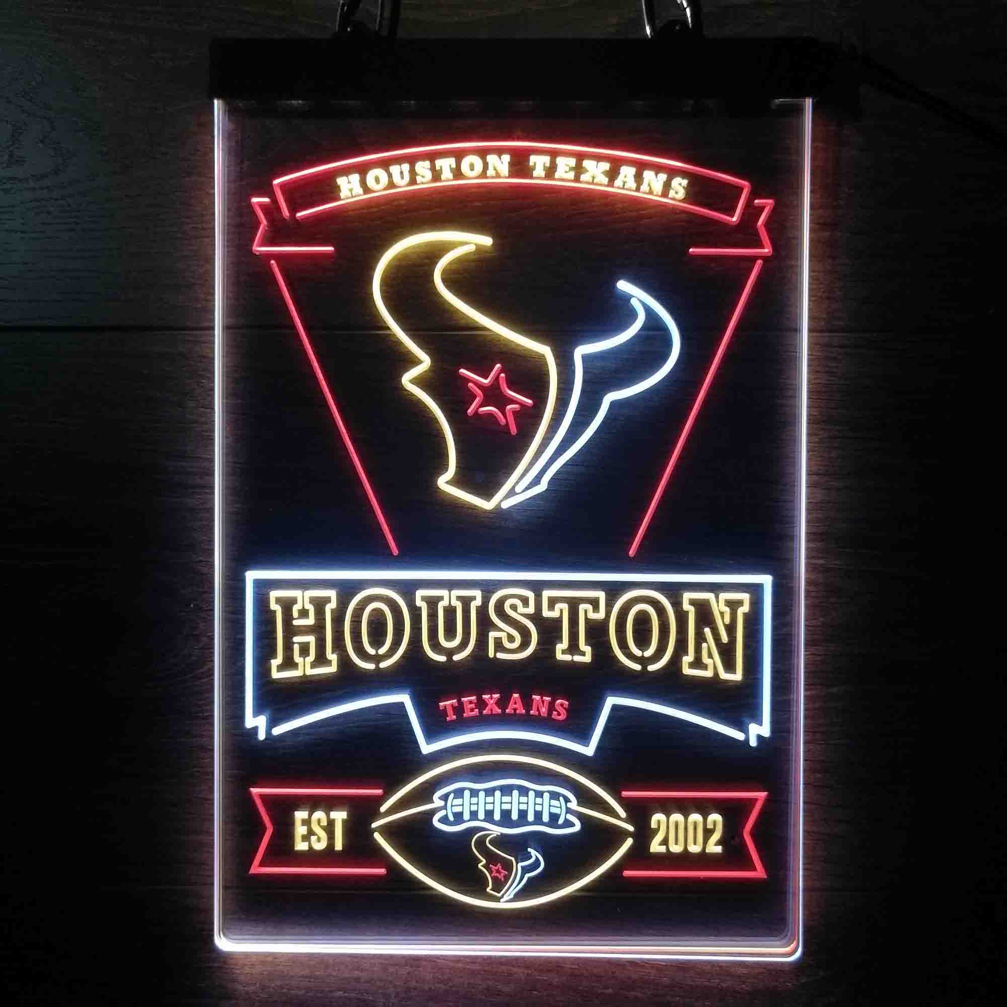 Houston Texans Neon LED Sign 3 Colors - Image 4