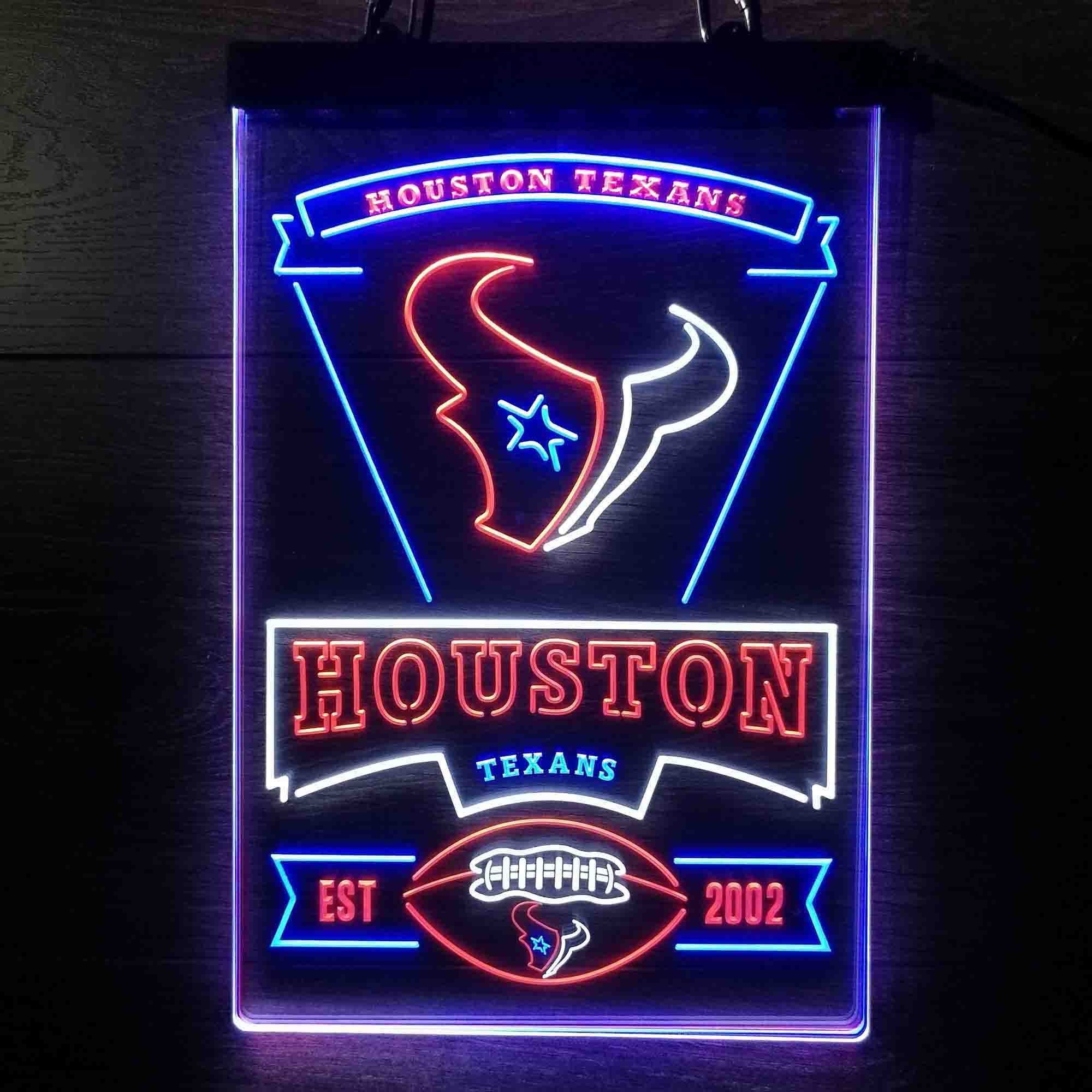 Houston Texans Neon LED Sign 3 Colors - Image 8
