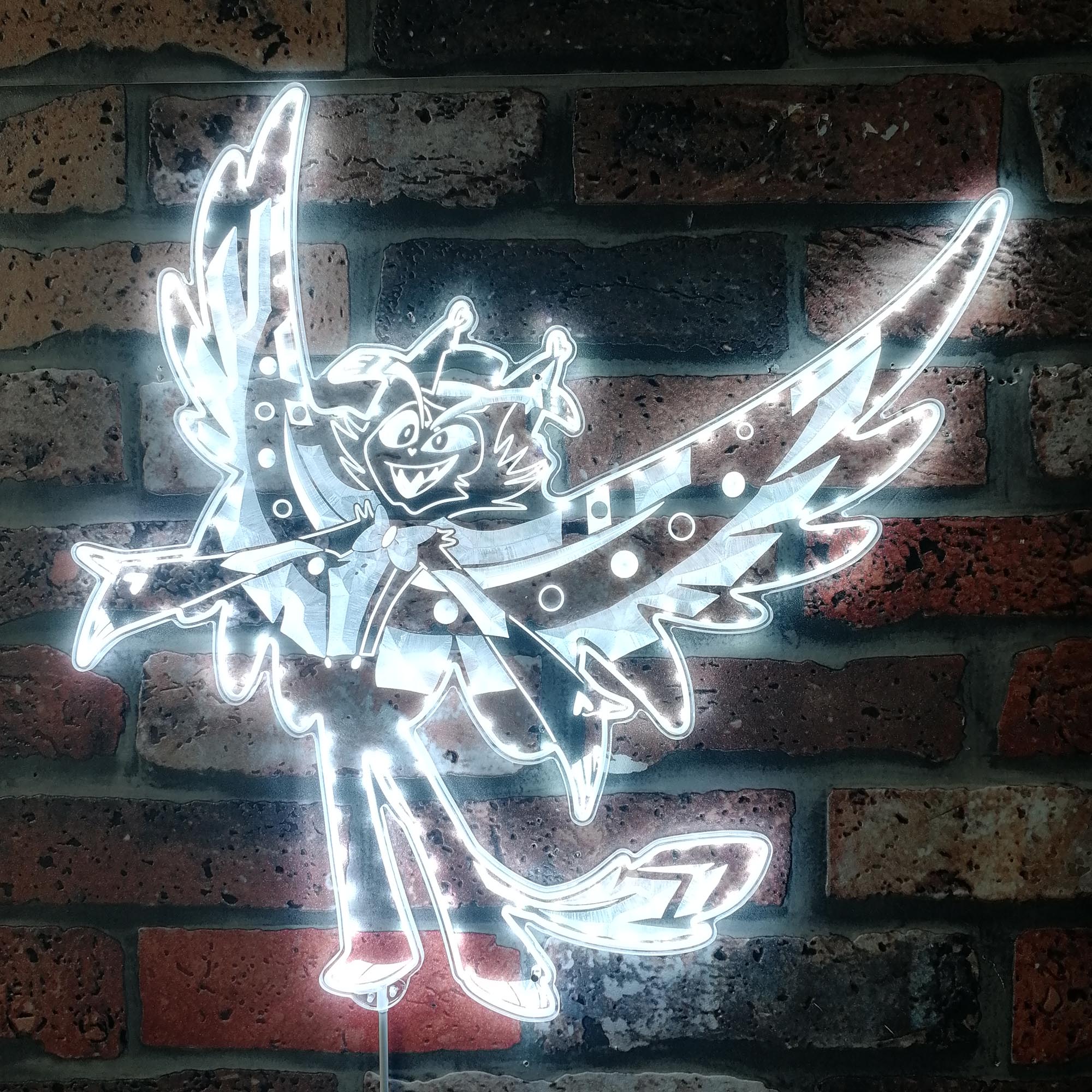 Husk Hazbin Hotel Neon LED Sign with Dynamic RGB Colors - Image 5