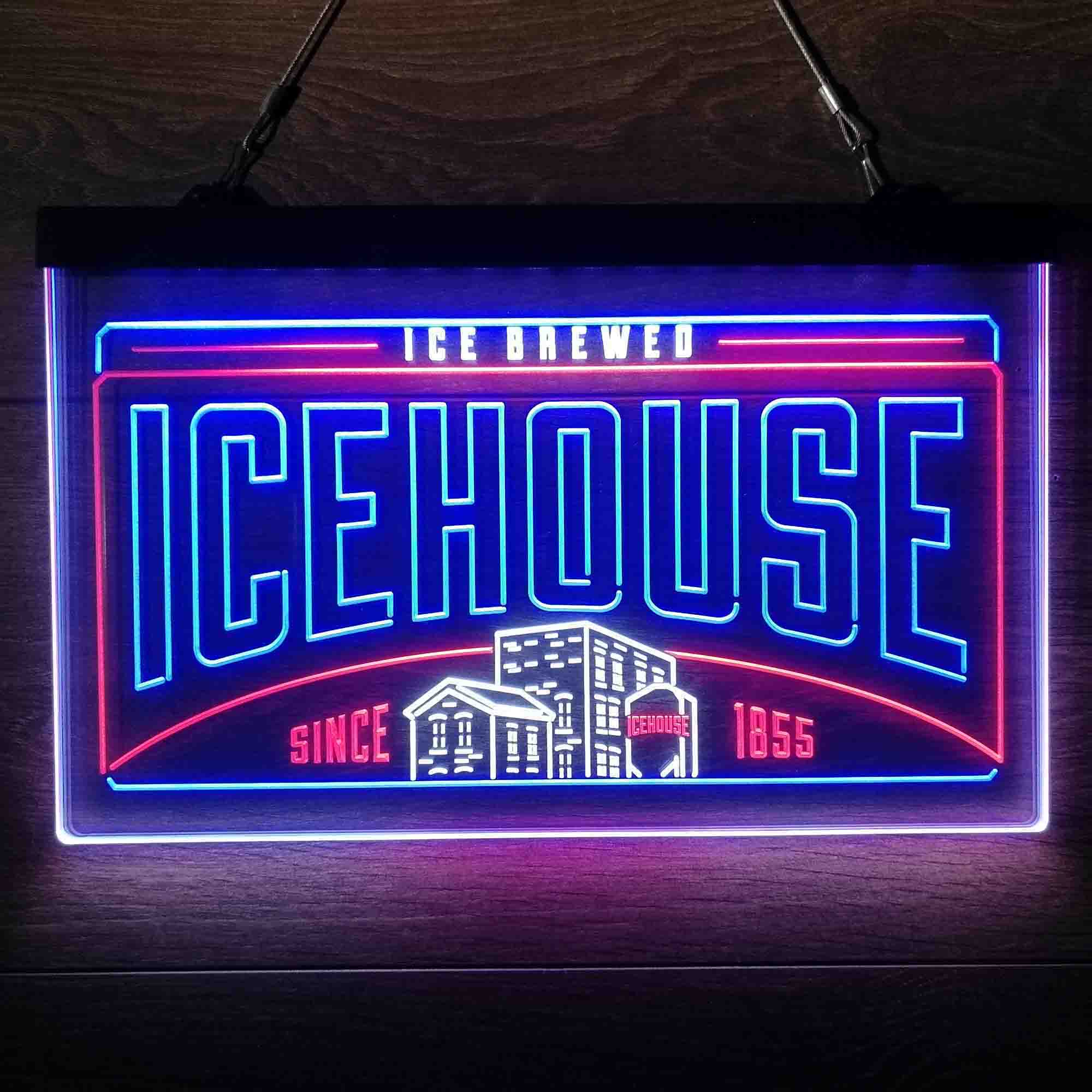 Icehouse Brewing Co.  Neon 3-Color LED Sign - Image 11