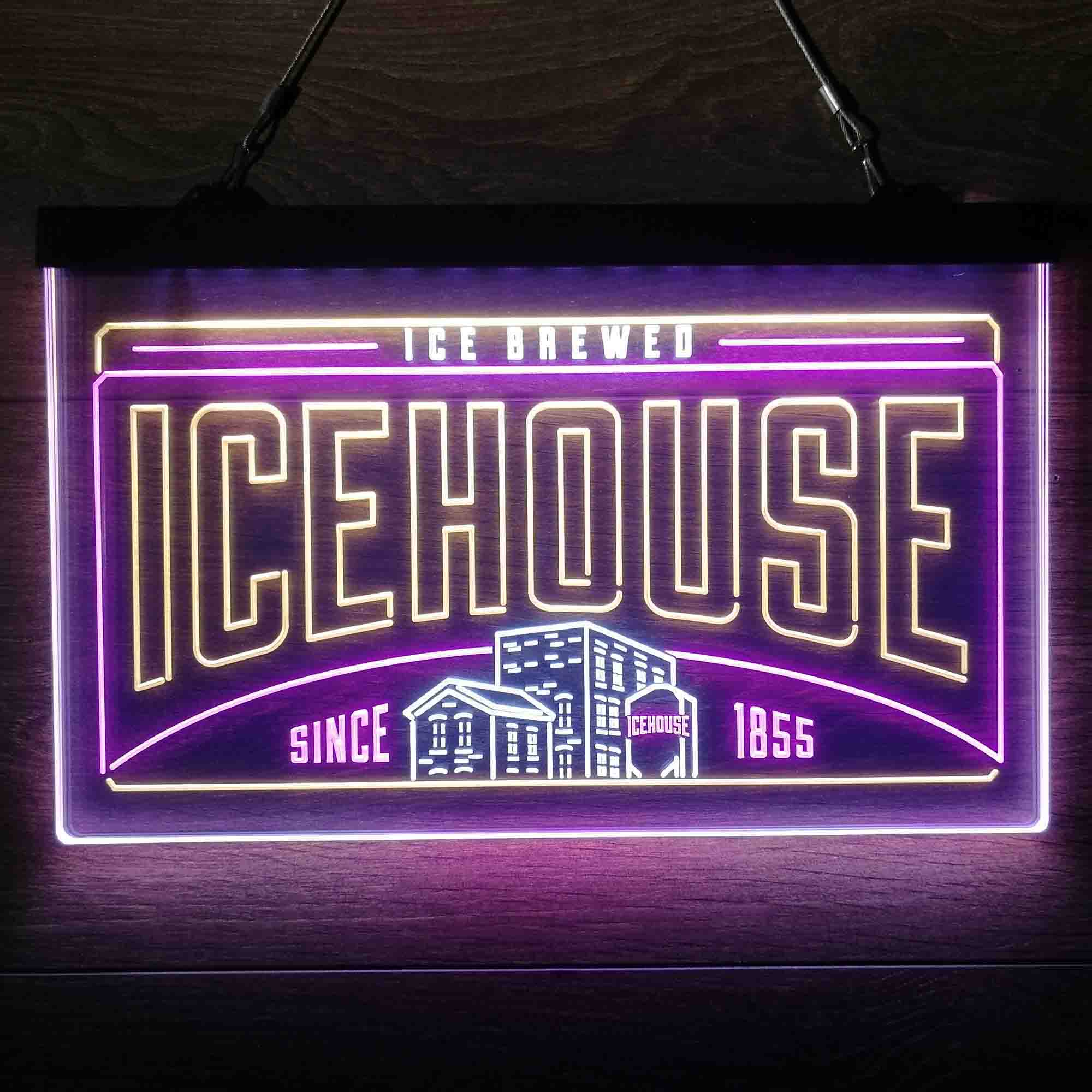 Icehouse Brewing Co.  Neon 3-Color LED Sign - Image 12