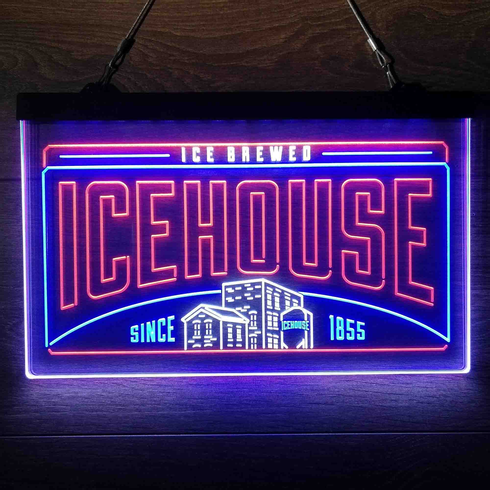 Icehouse Brewing Co.  Neon 3-Color LED Sign - Image 13