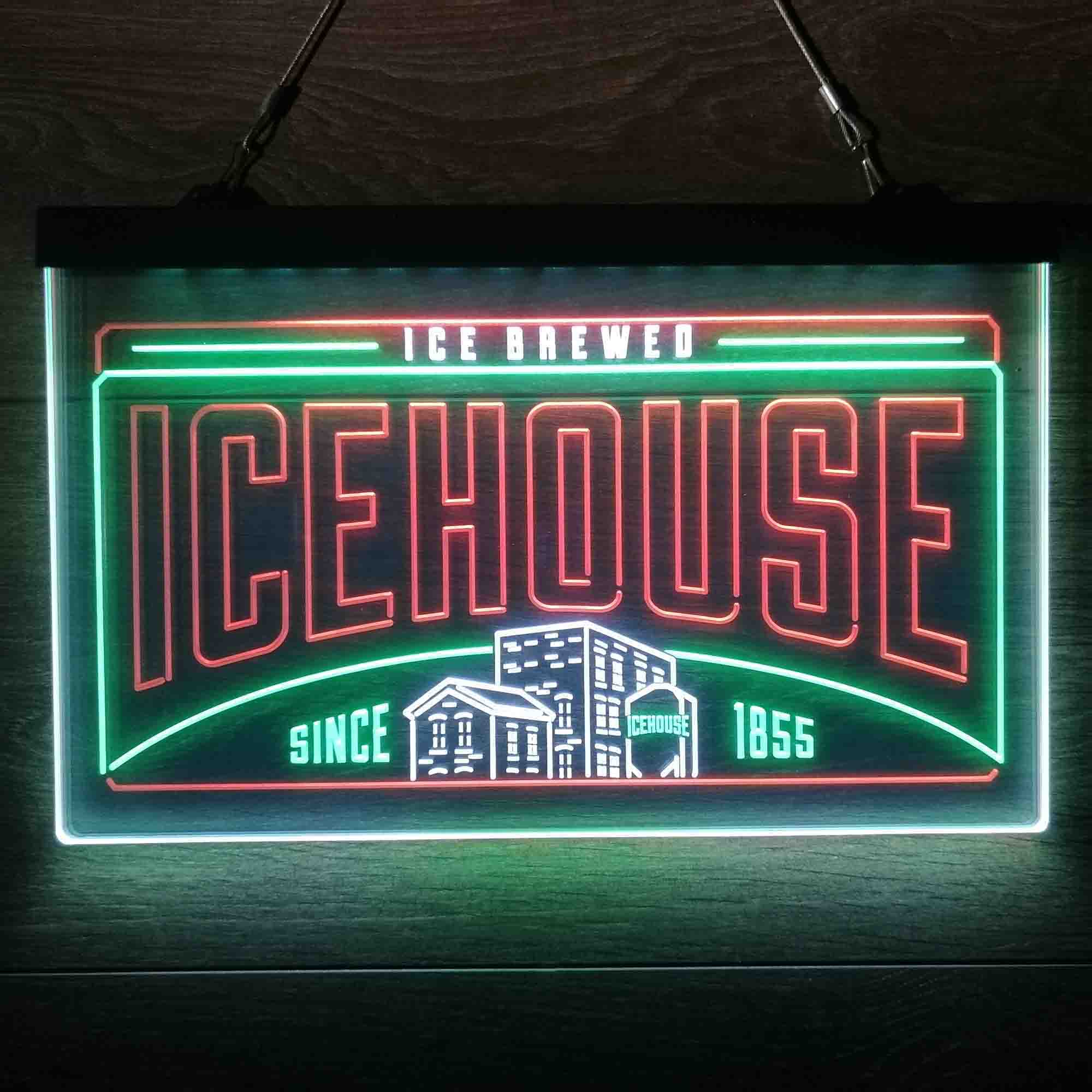 Icehouse Brewing Co.  Neon 3-Color LED Sign - Image 2