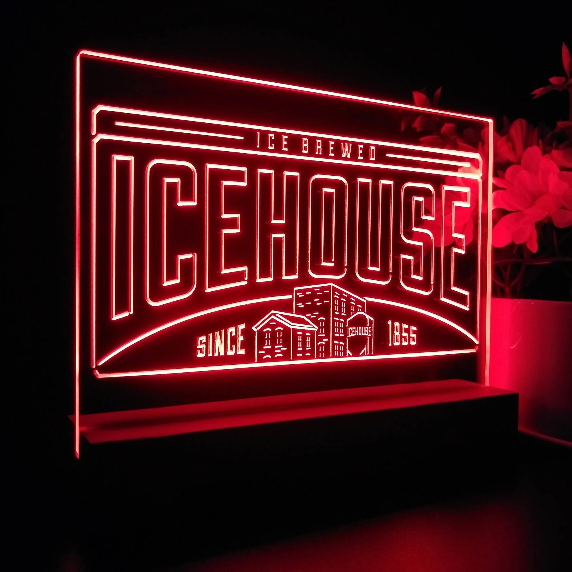 Icehouse Brewing Co. Neon Sign Pub Bar Decor Lamp - Image 5