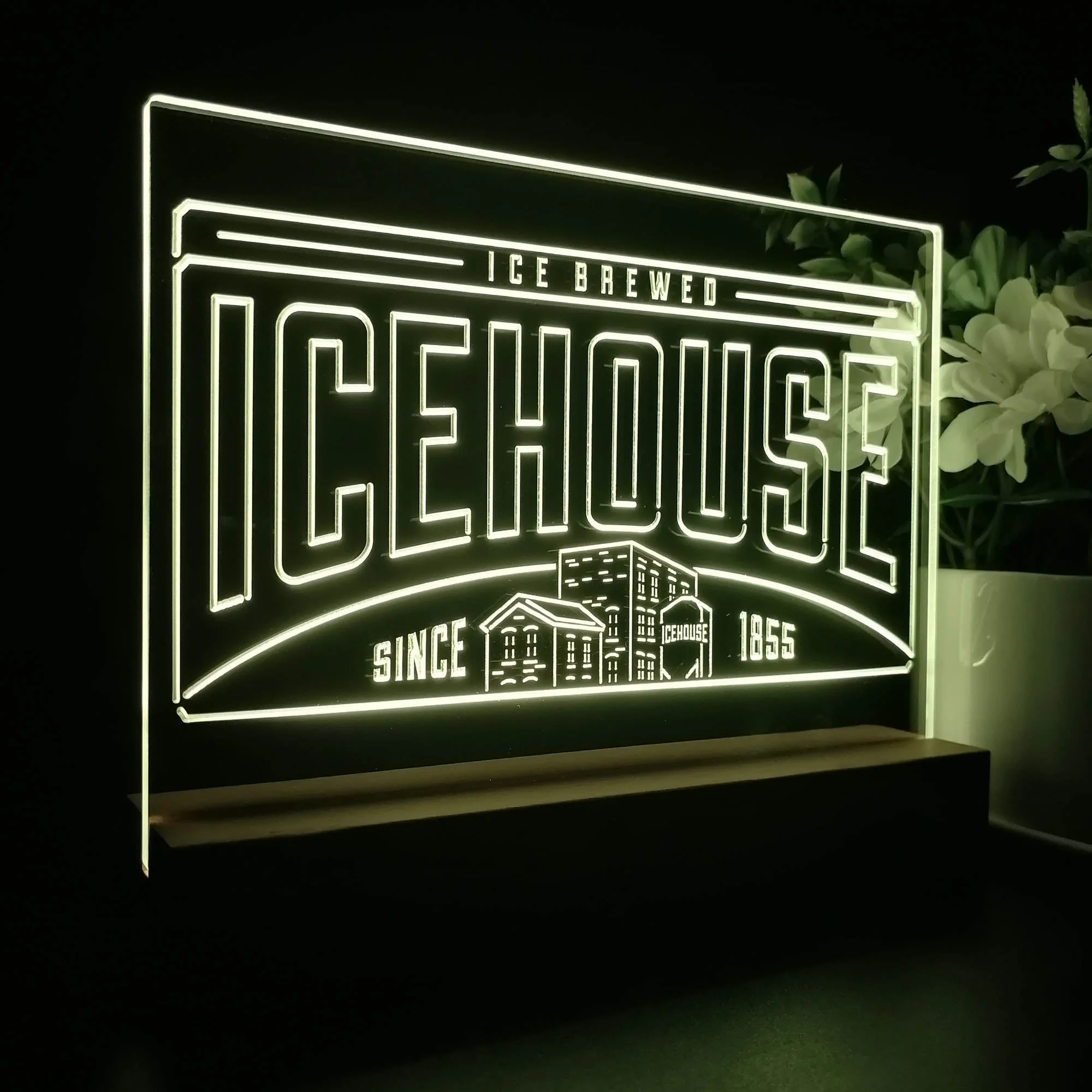 Icehouse Brewing Co. Neon Sign Pub Bar Decor Lamp - Image 6