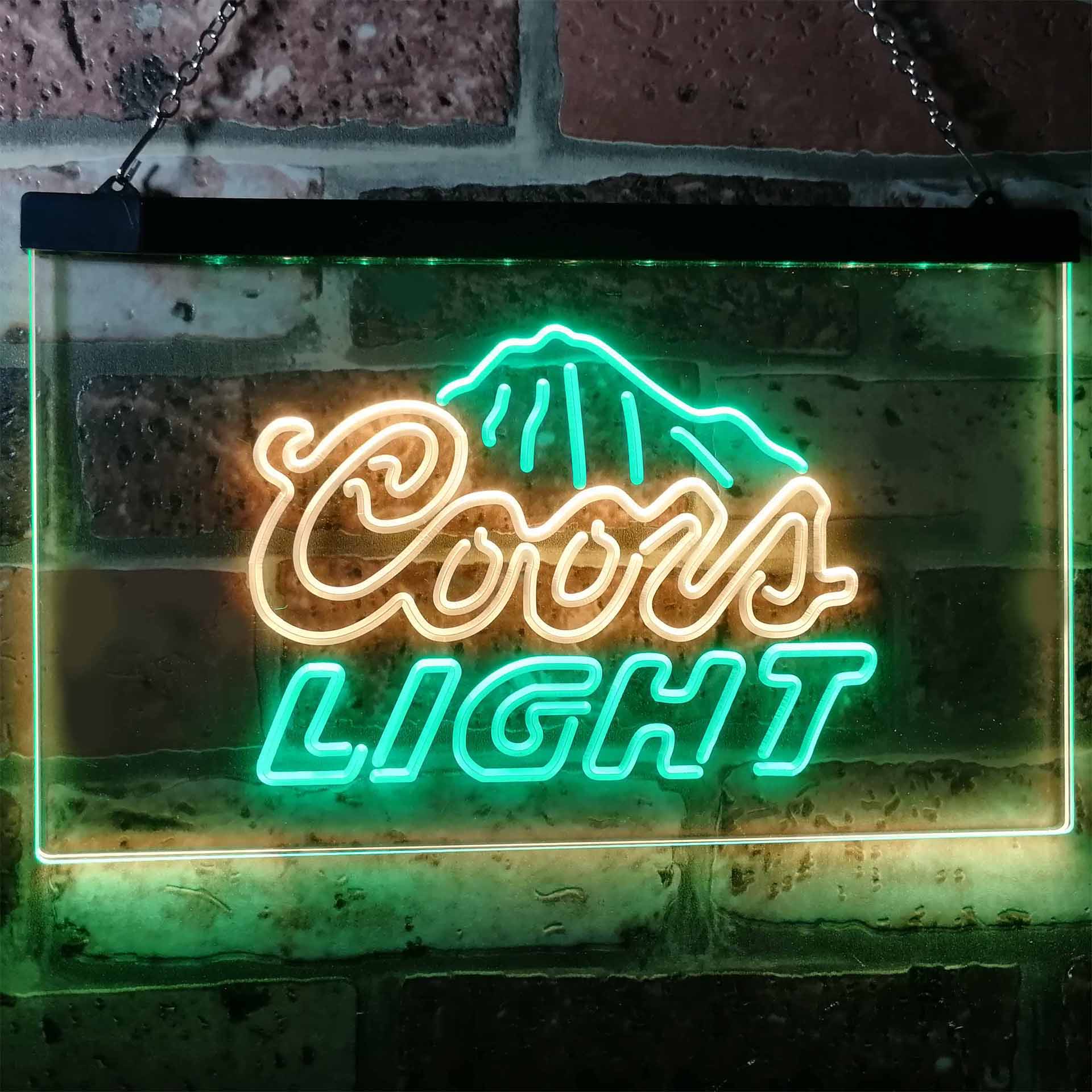 Coors Light Mountain Home Bar Neon-Like LED Sign - Image 11